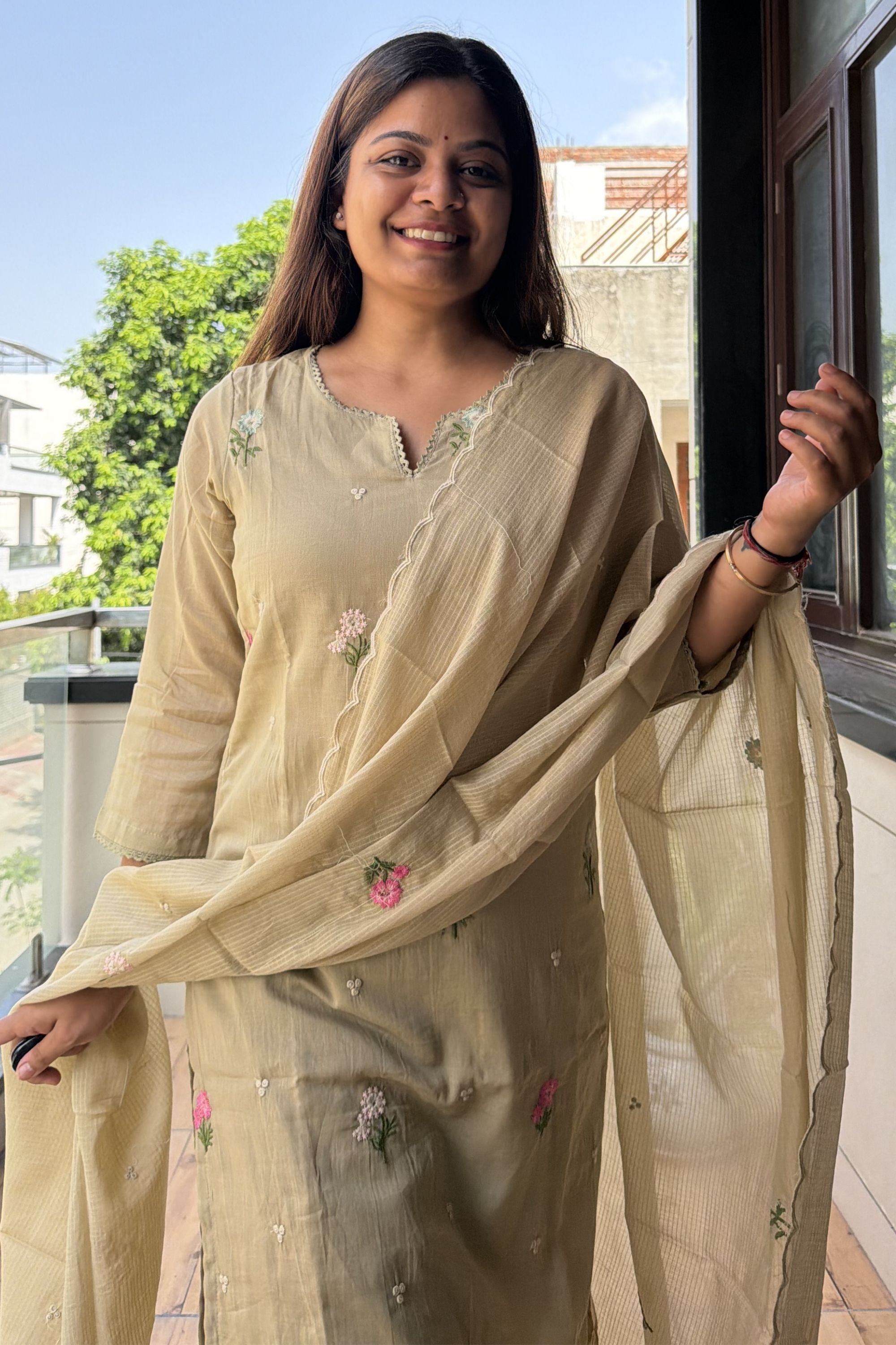 Dupatta Pant Set