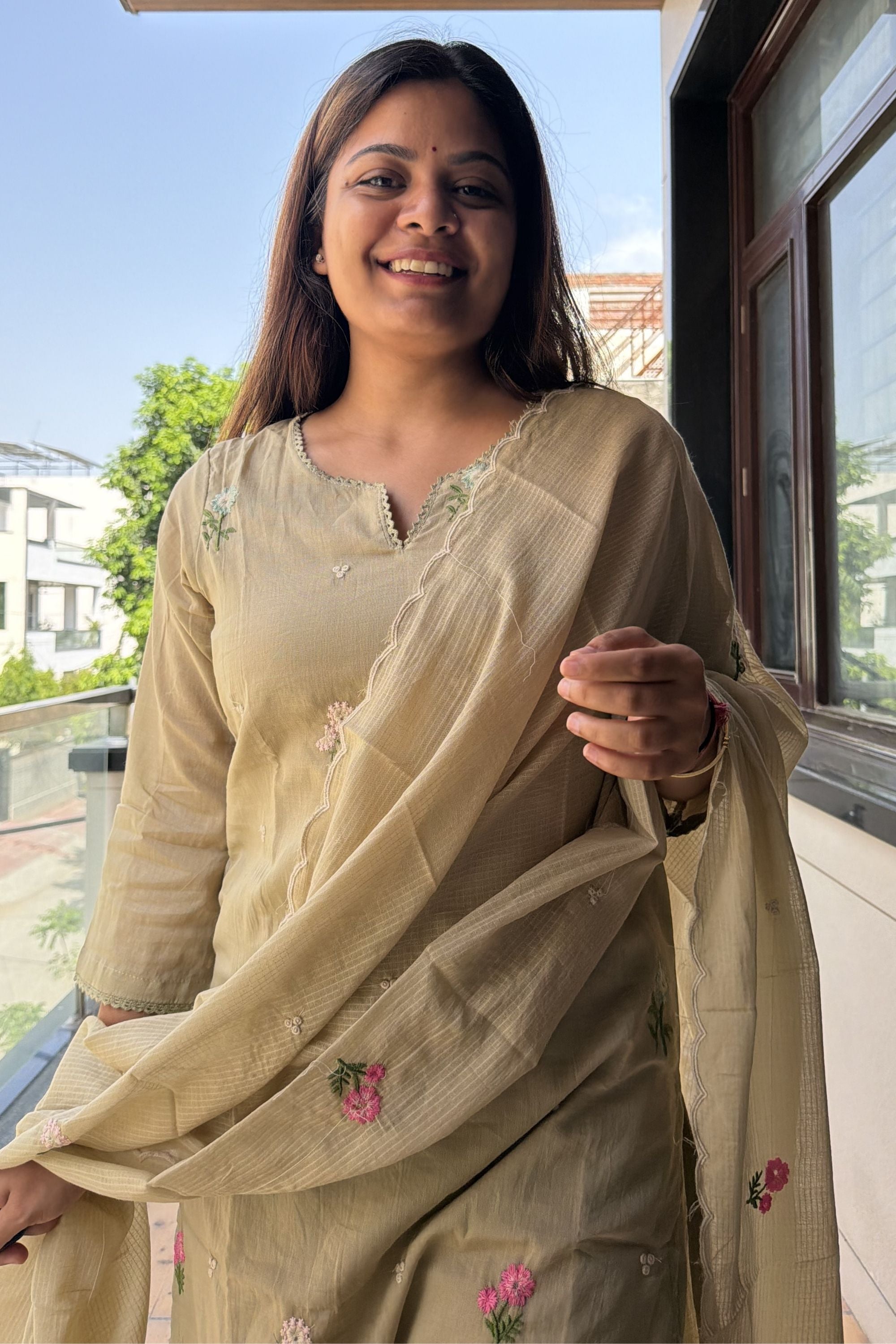 Dupatta Pant Set