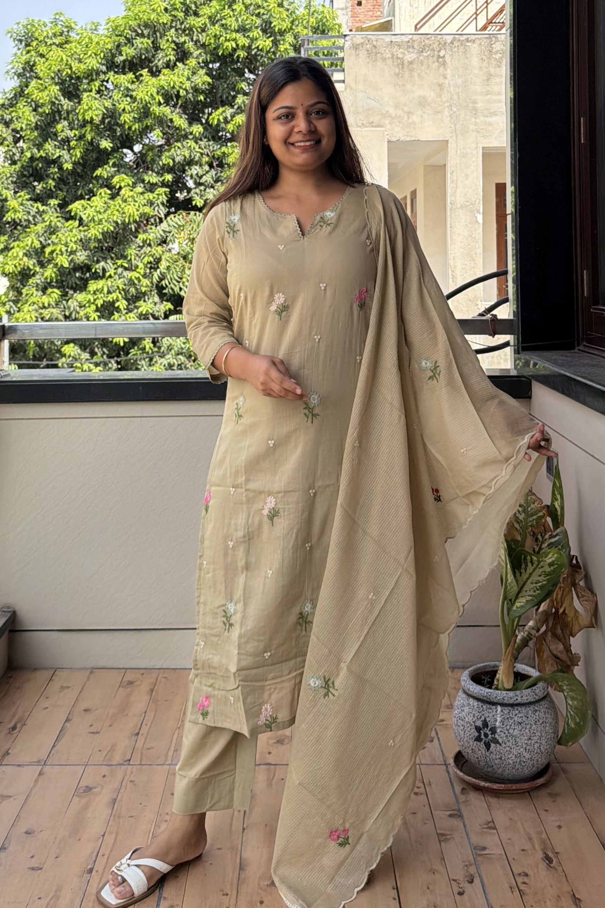 Dupatta Pant Set