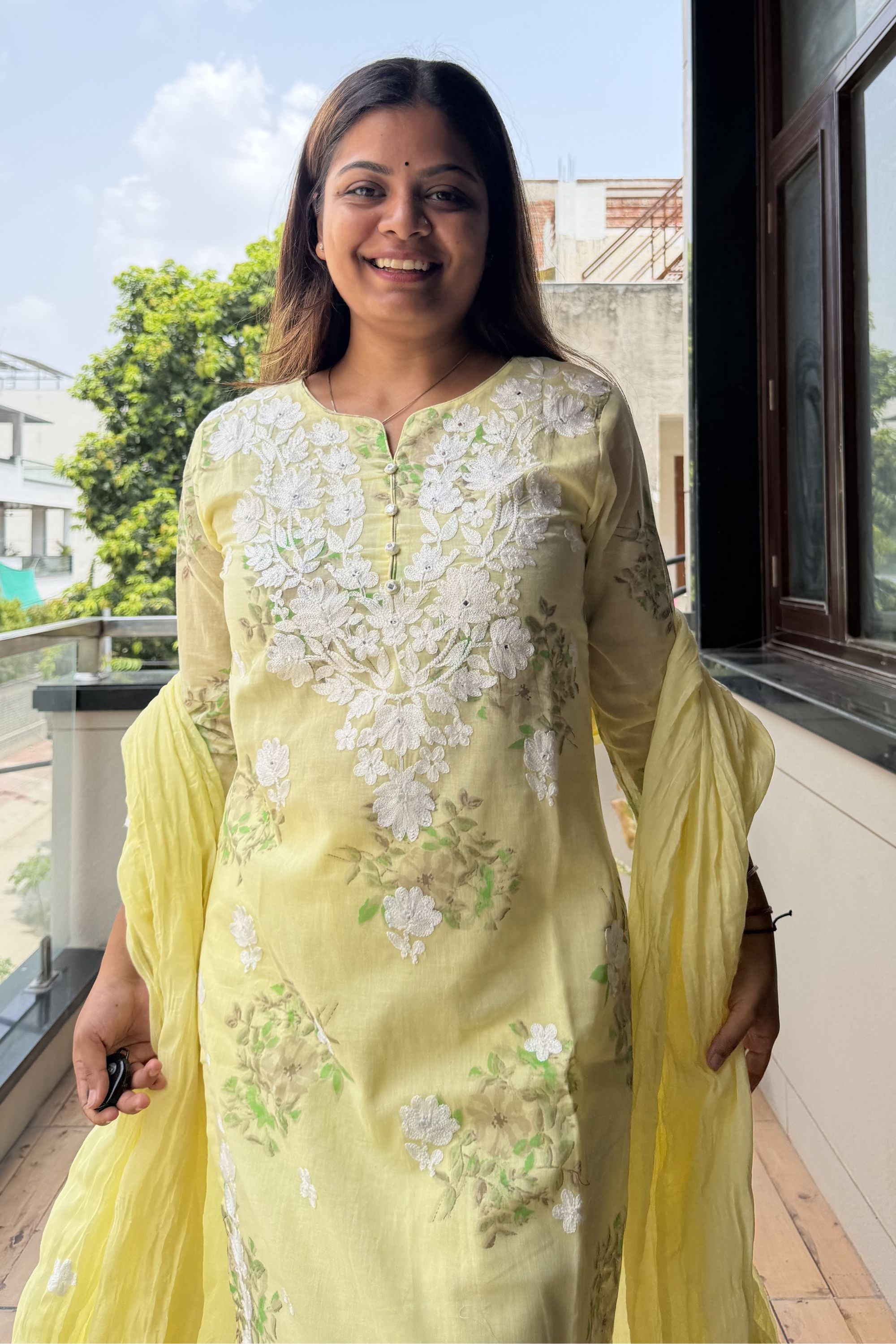 Dupatta Pant Set