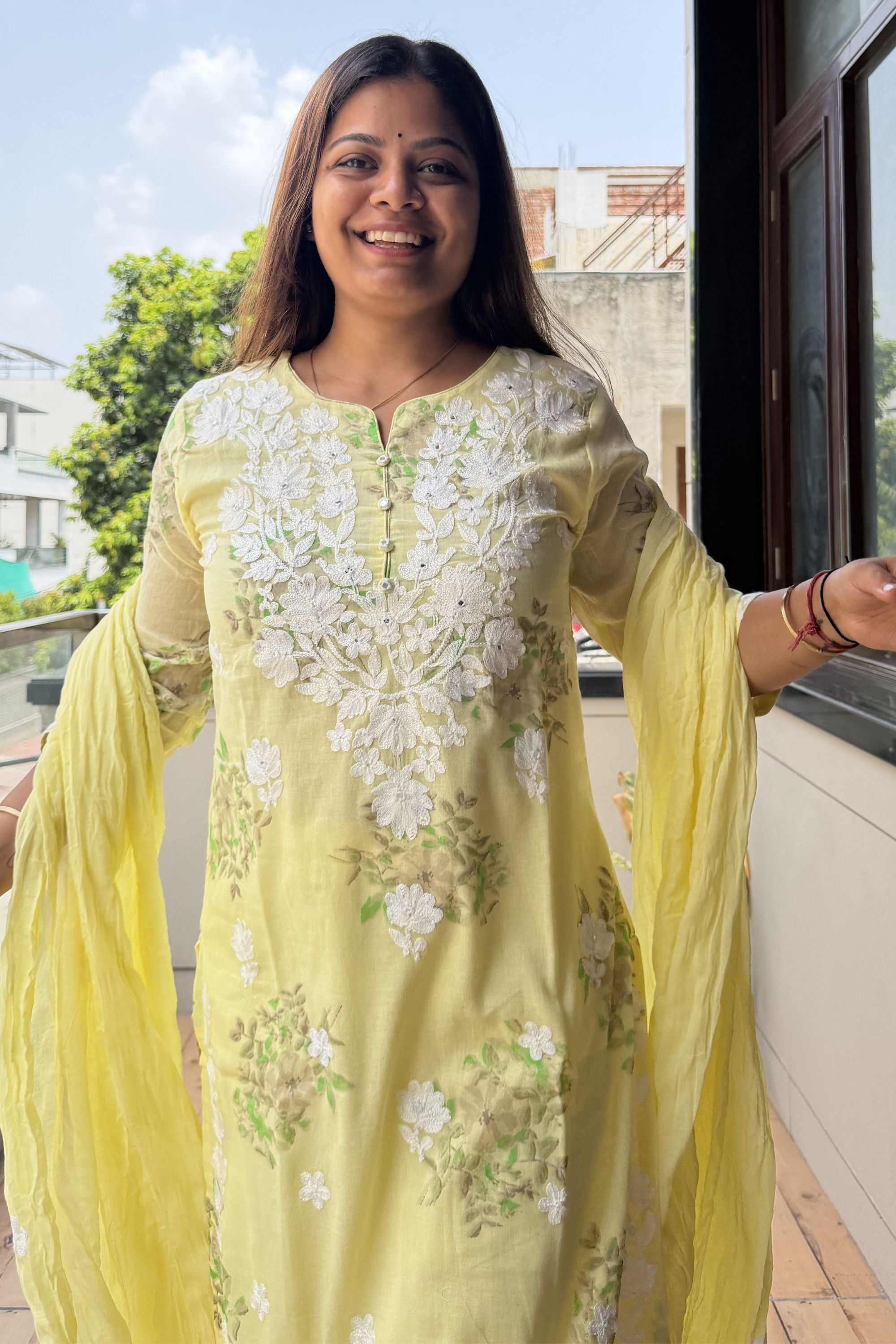 Dupatta Pant Set