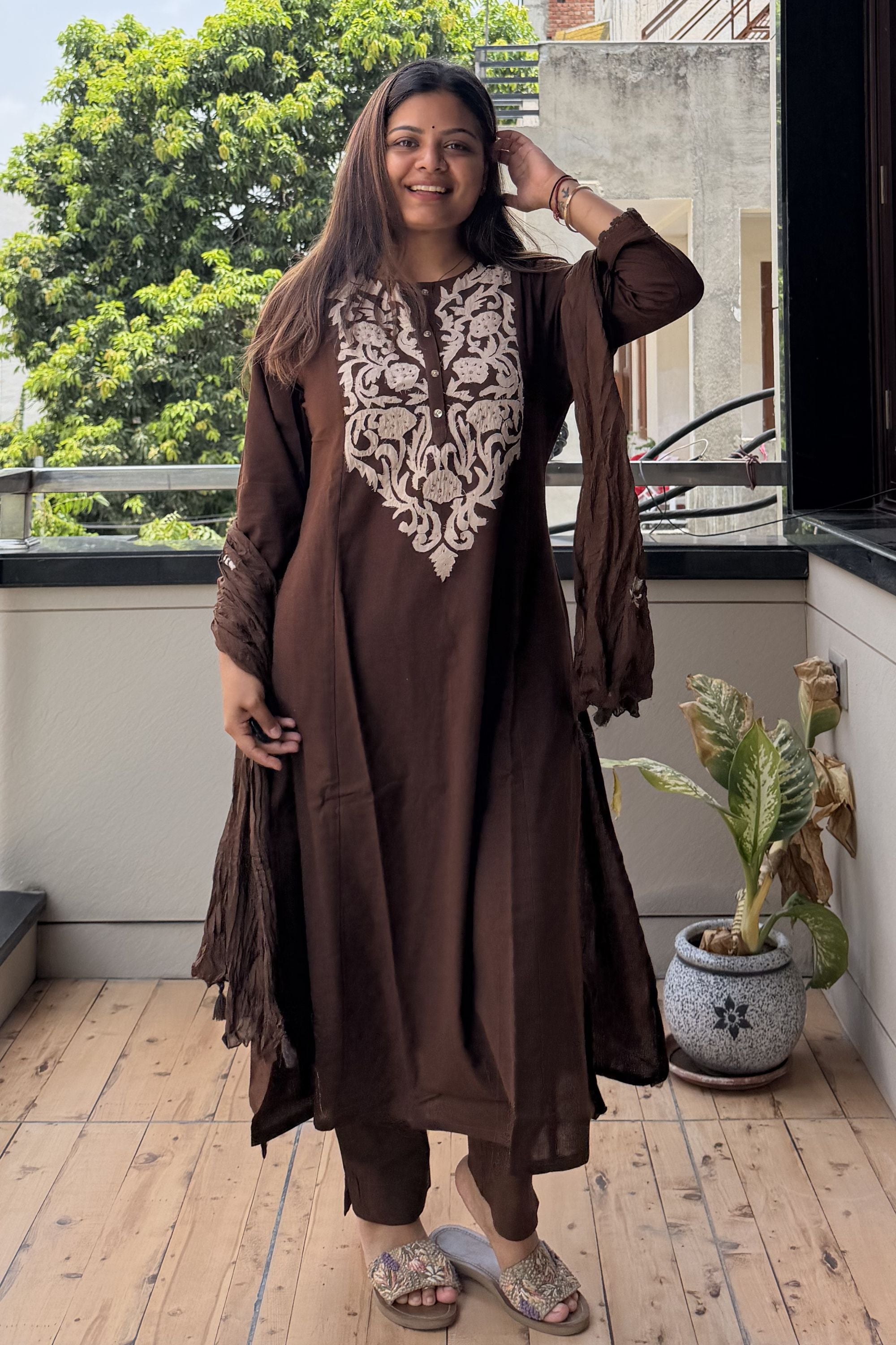 Dupatta Pant Set