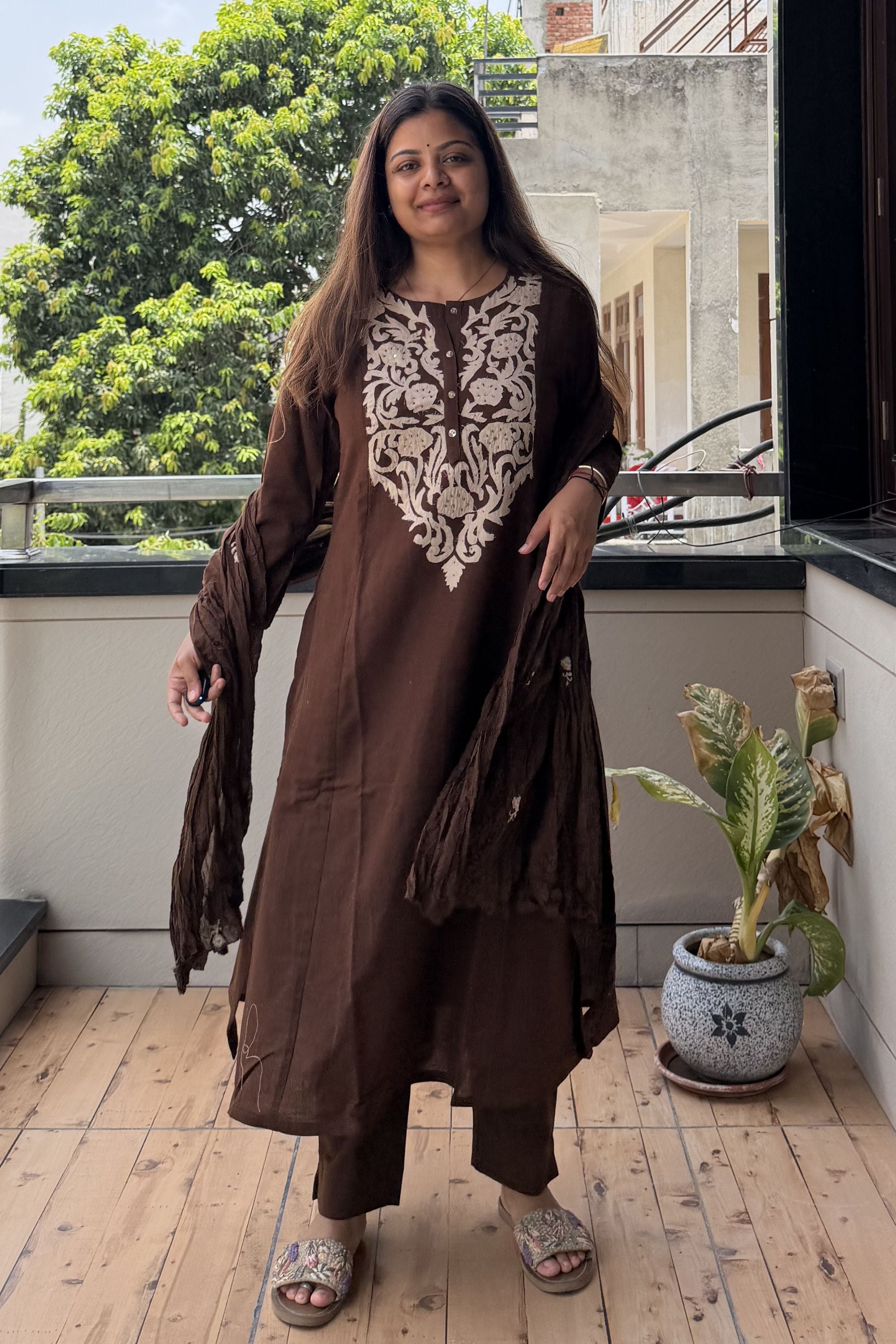 Dupatta Pant Set
