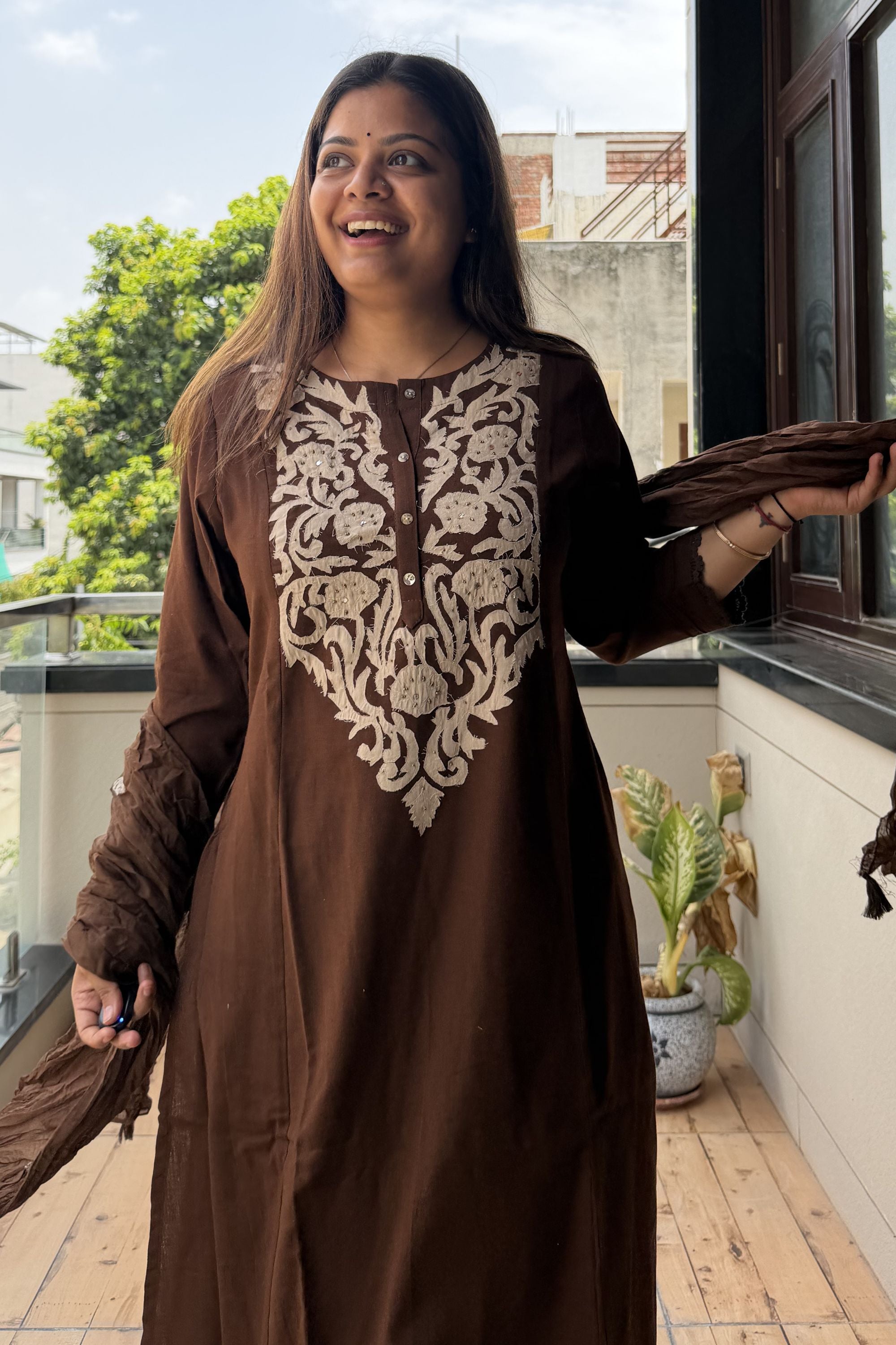 Dupatta Pant Set