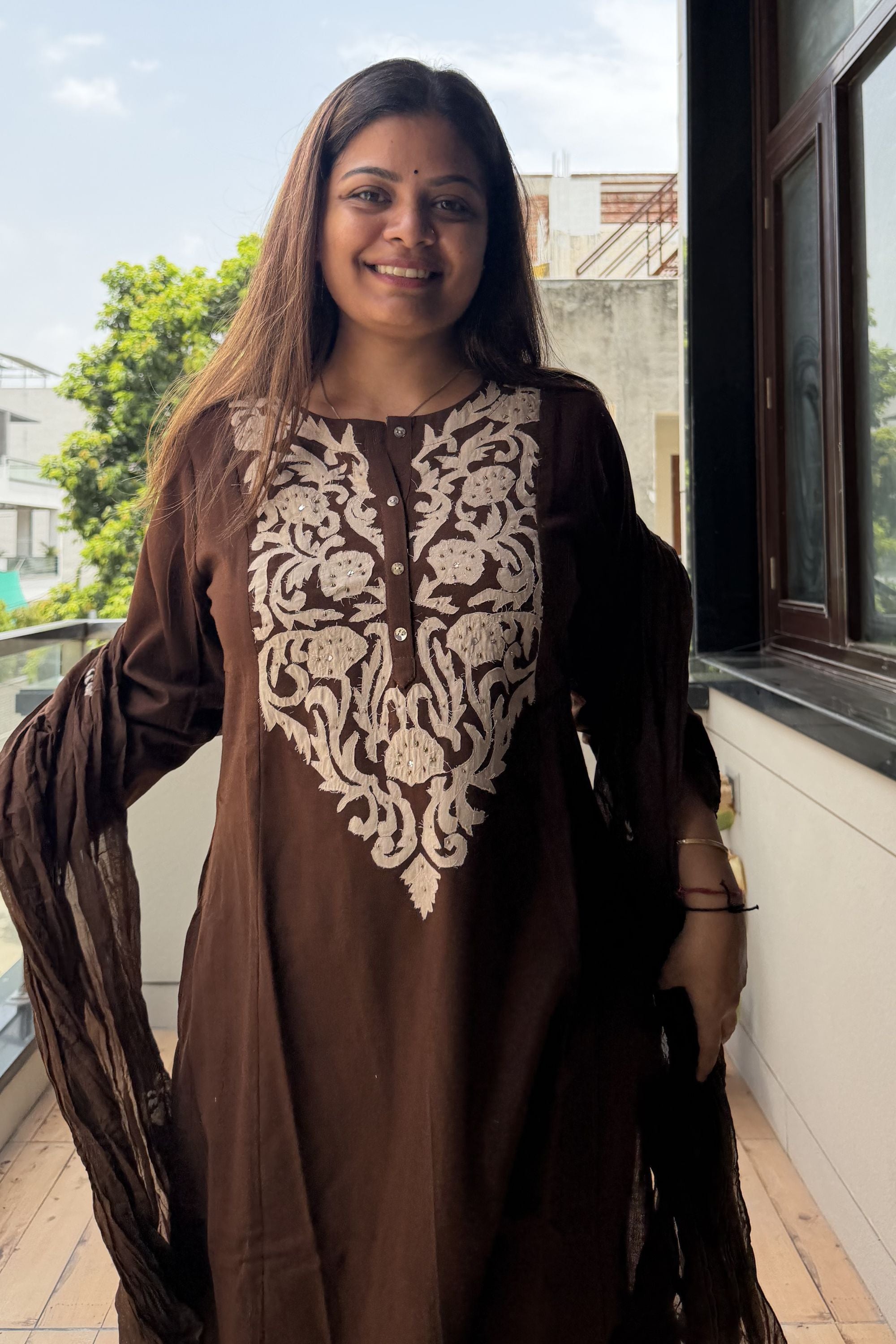 Dupatta Pant Set