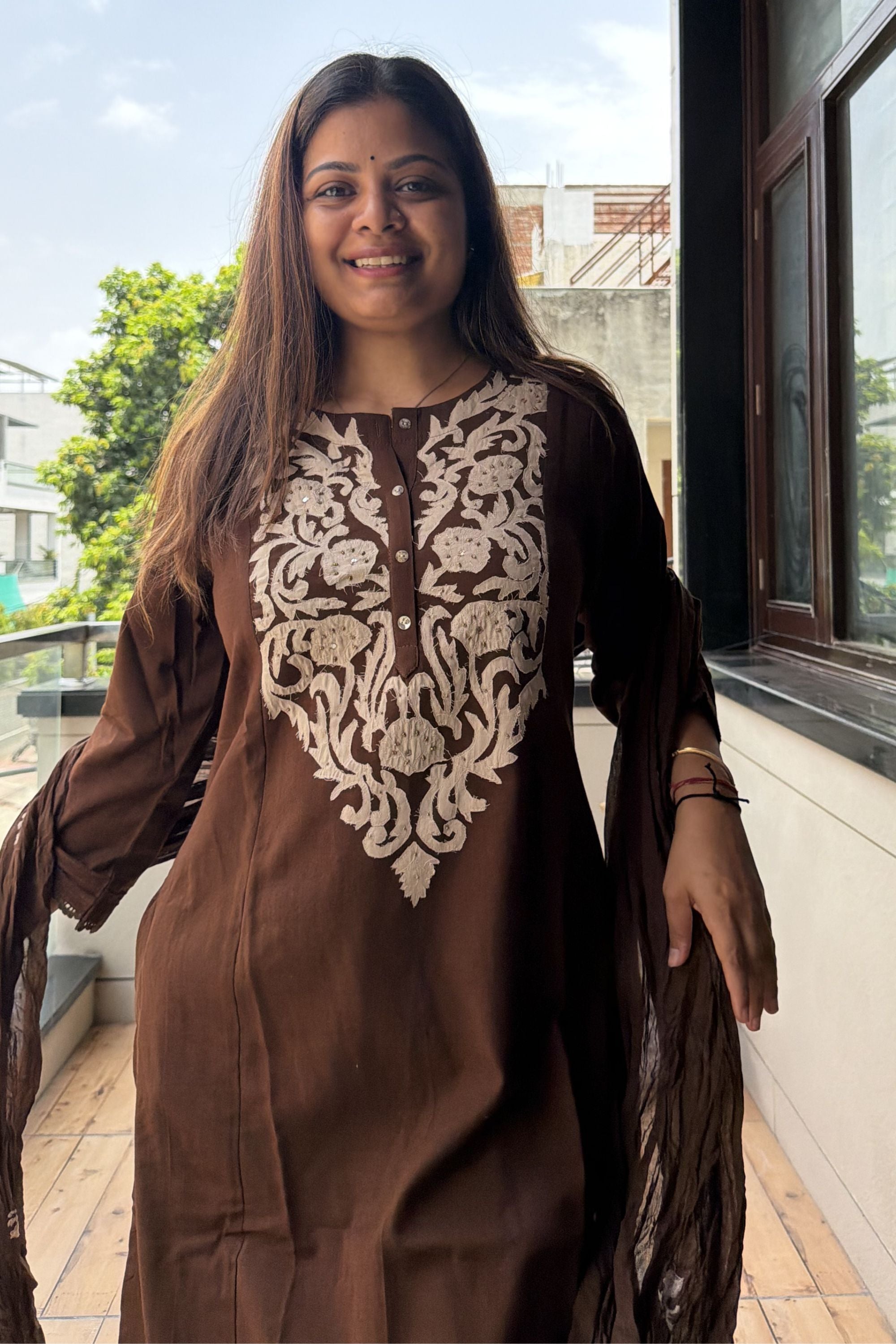 Dupatta Pant Set