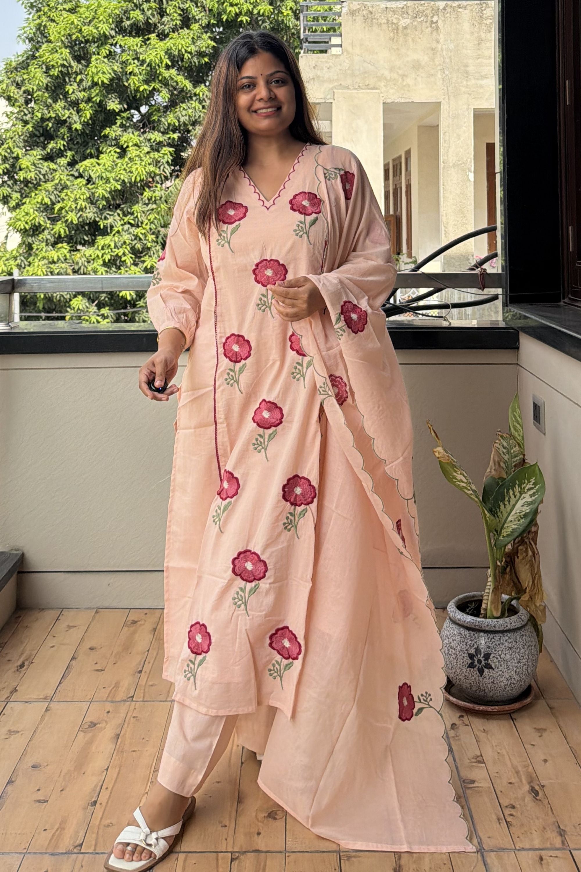Dupatta Pant Set