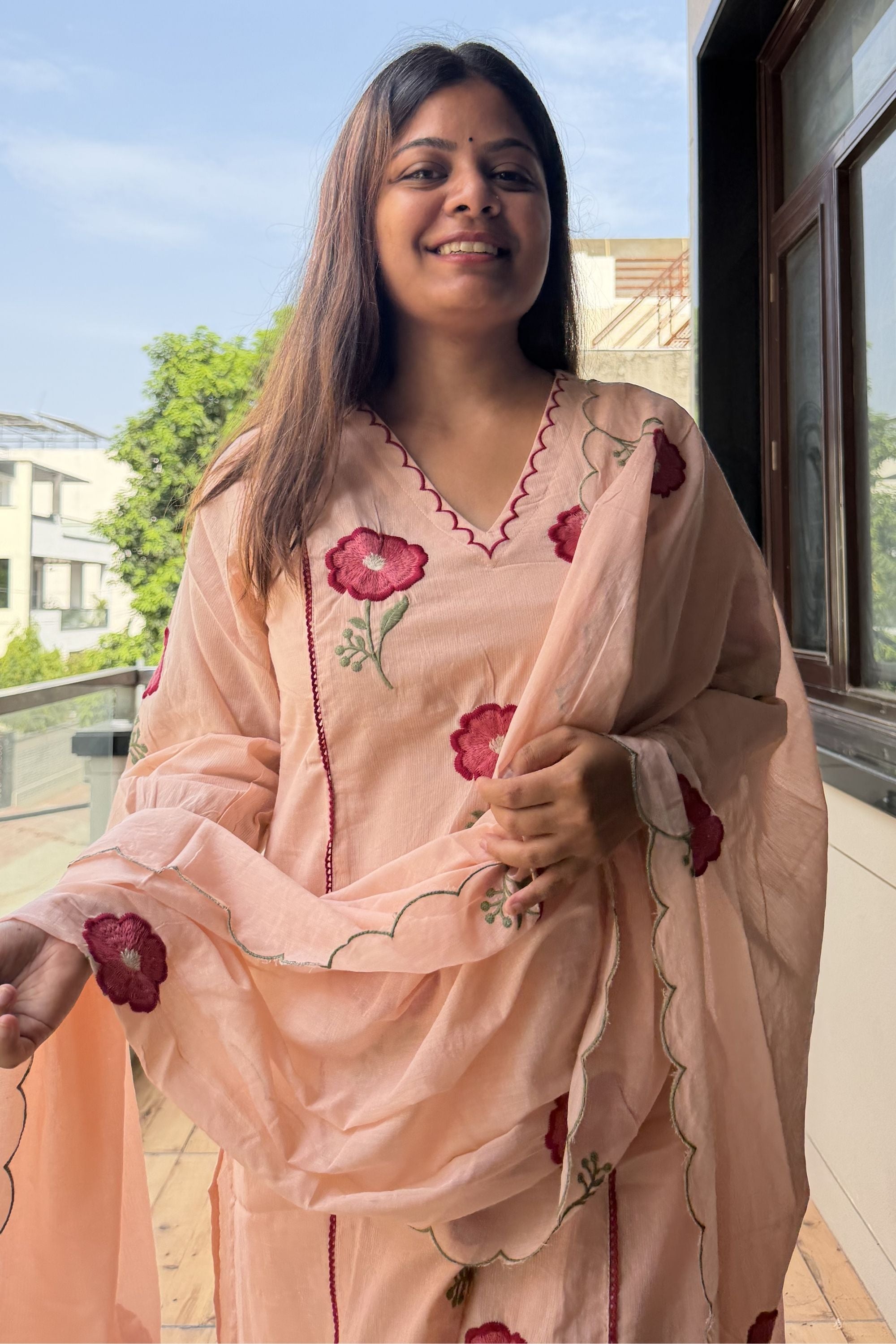 Dupatta Pant Set