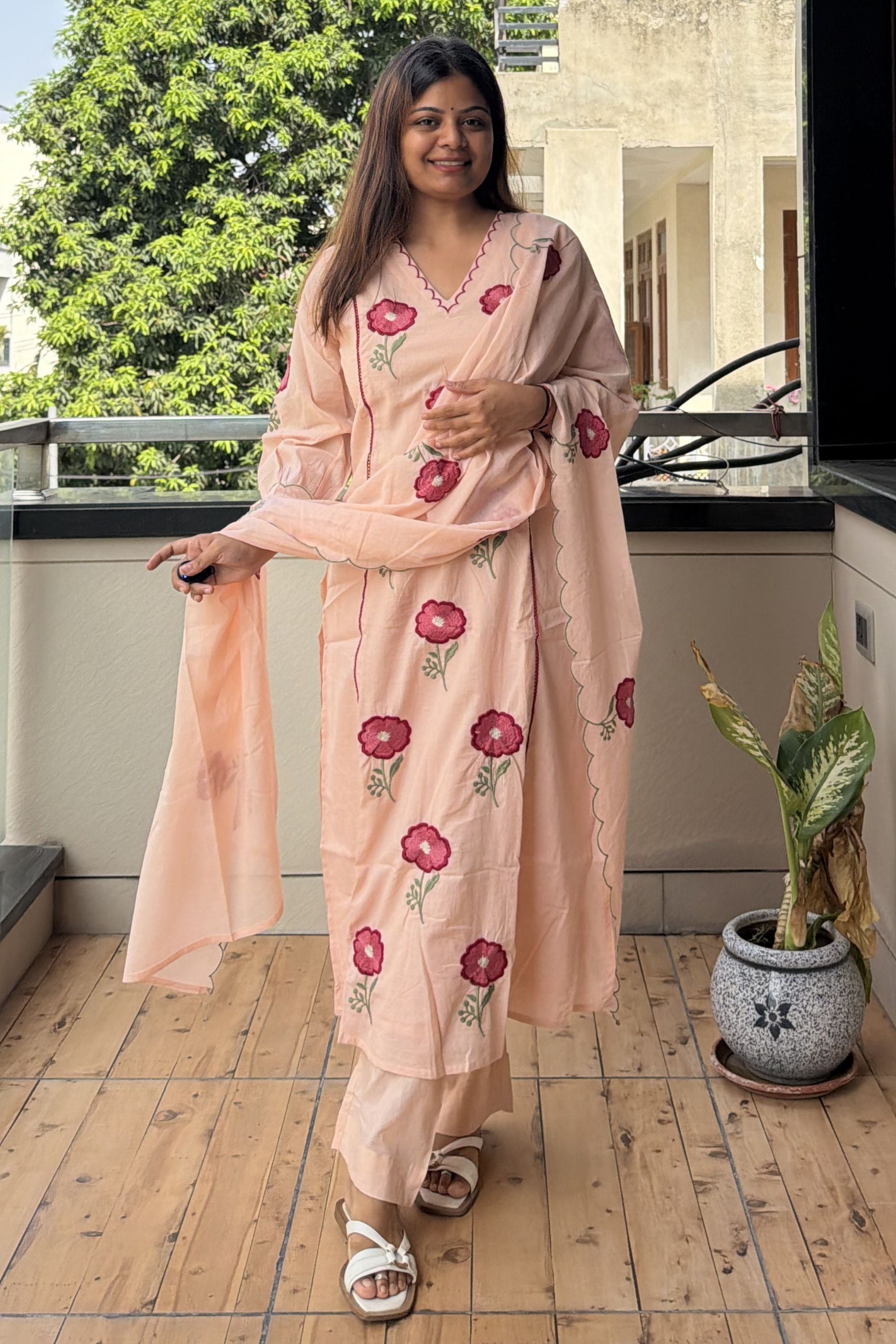 Dupatta Pant Set
