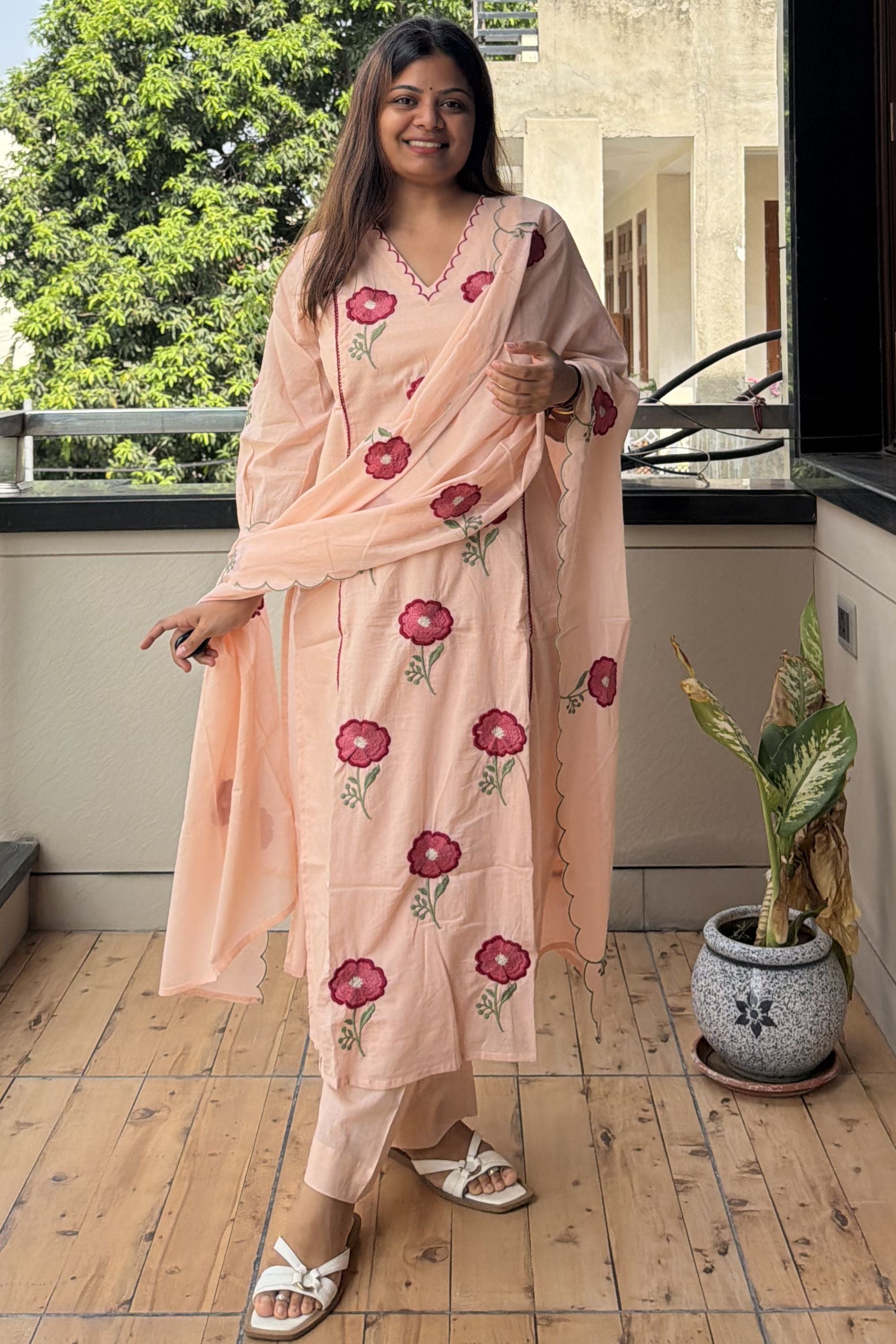 Dupatta Pant Set