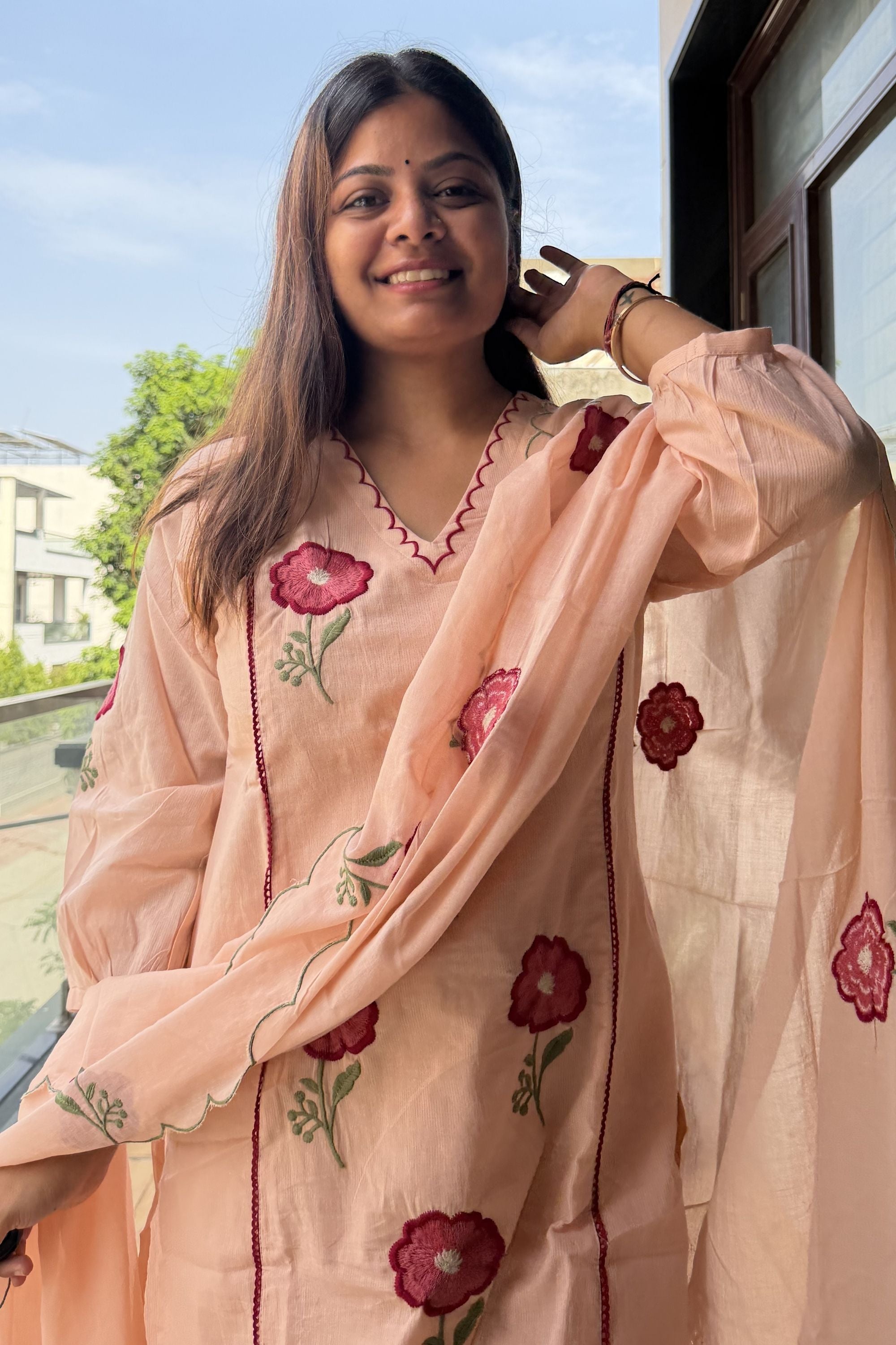 Dupatta Pant Set