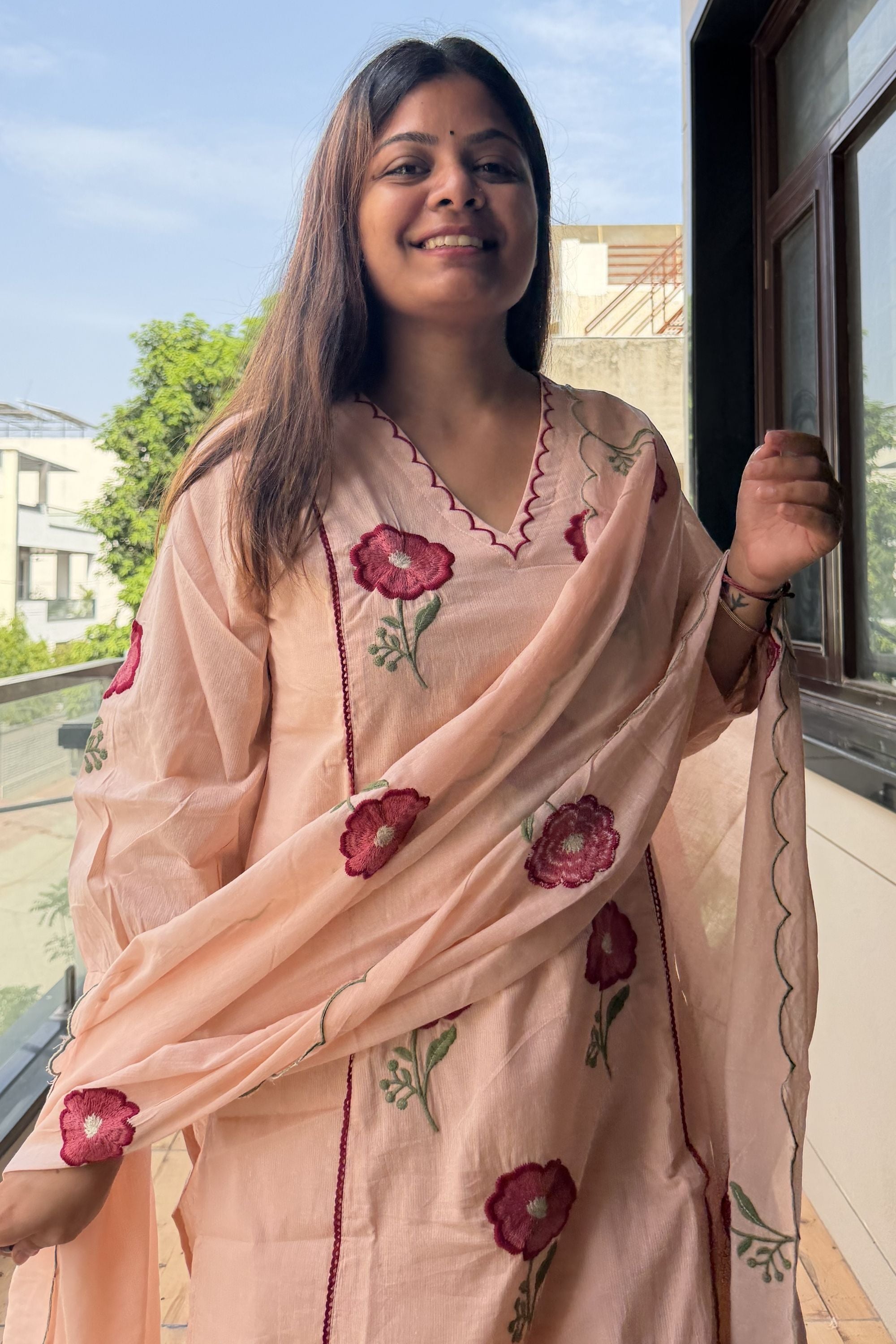 Dupatta Pant Set