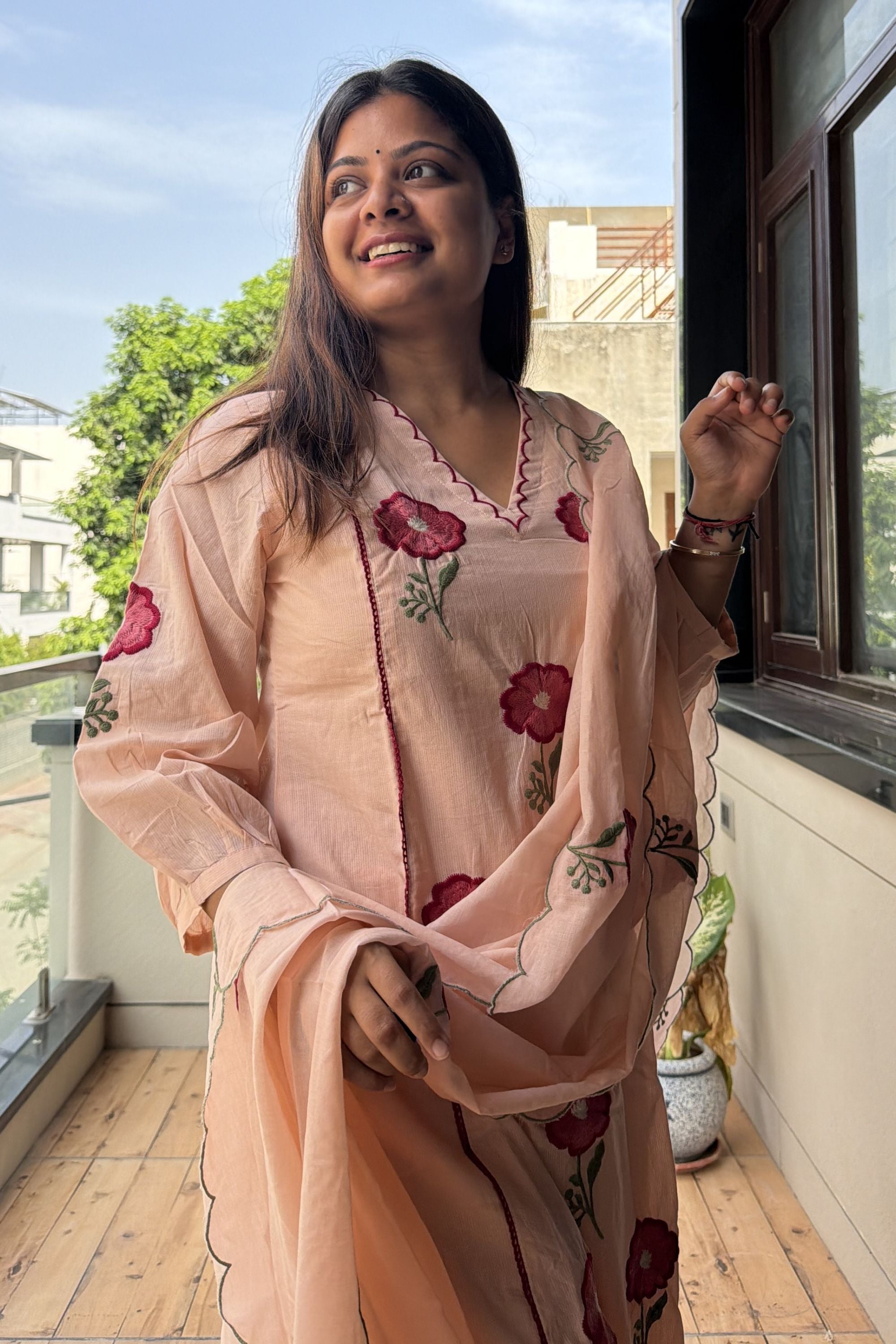 Dupatta Pant Set