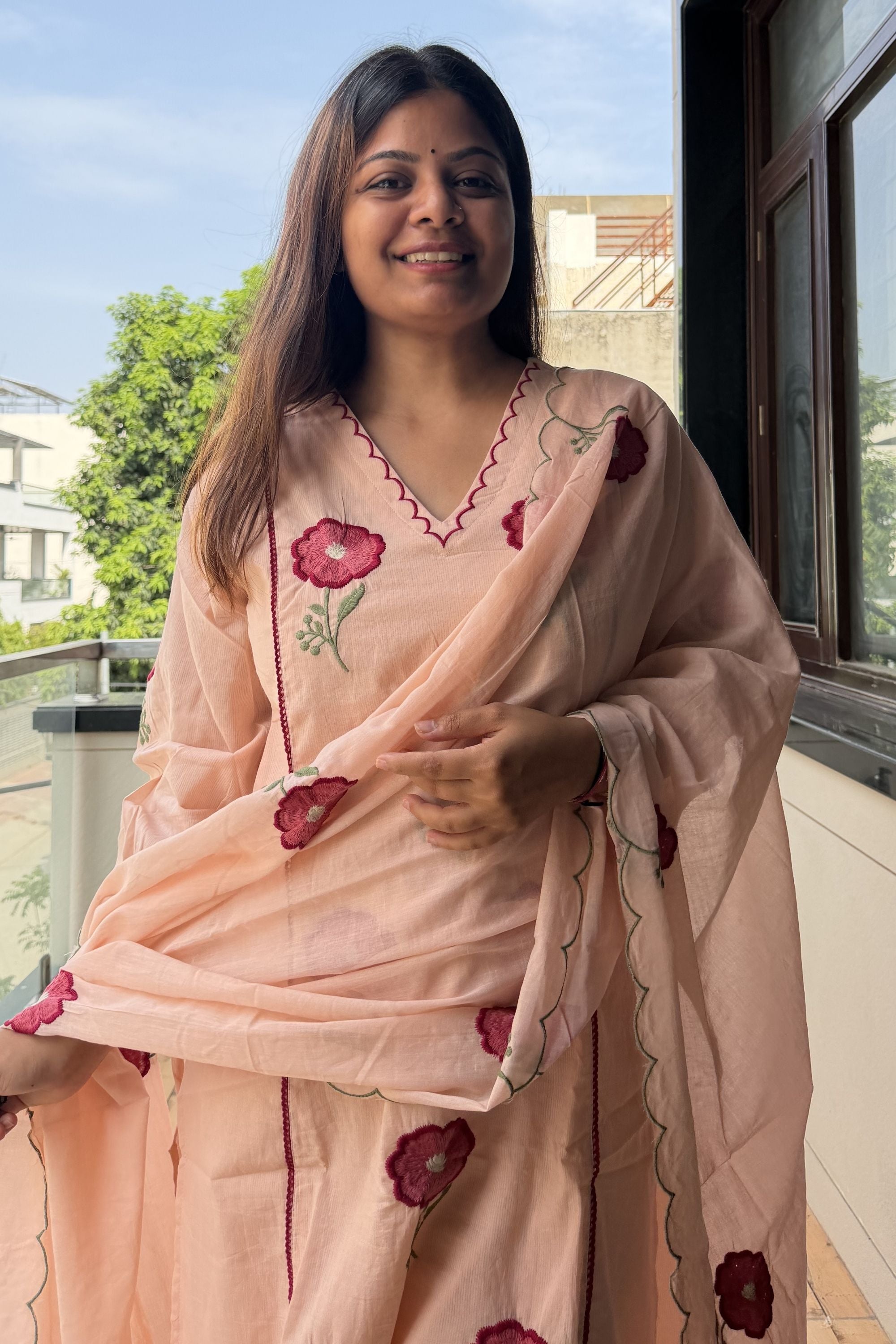 Dupatta Pant Set