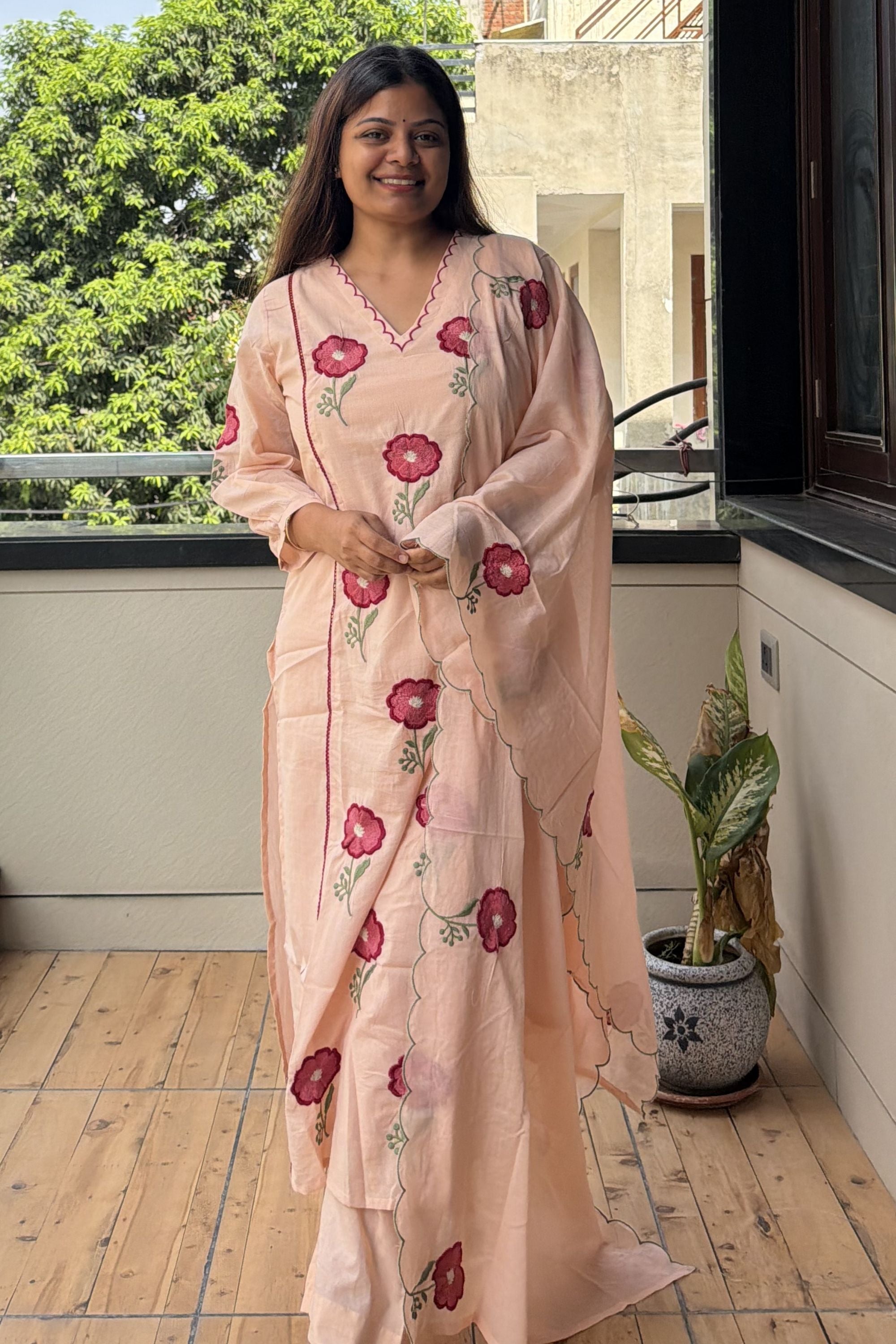 Dupatta Pant Set
