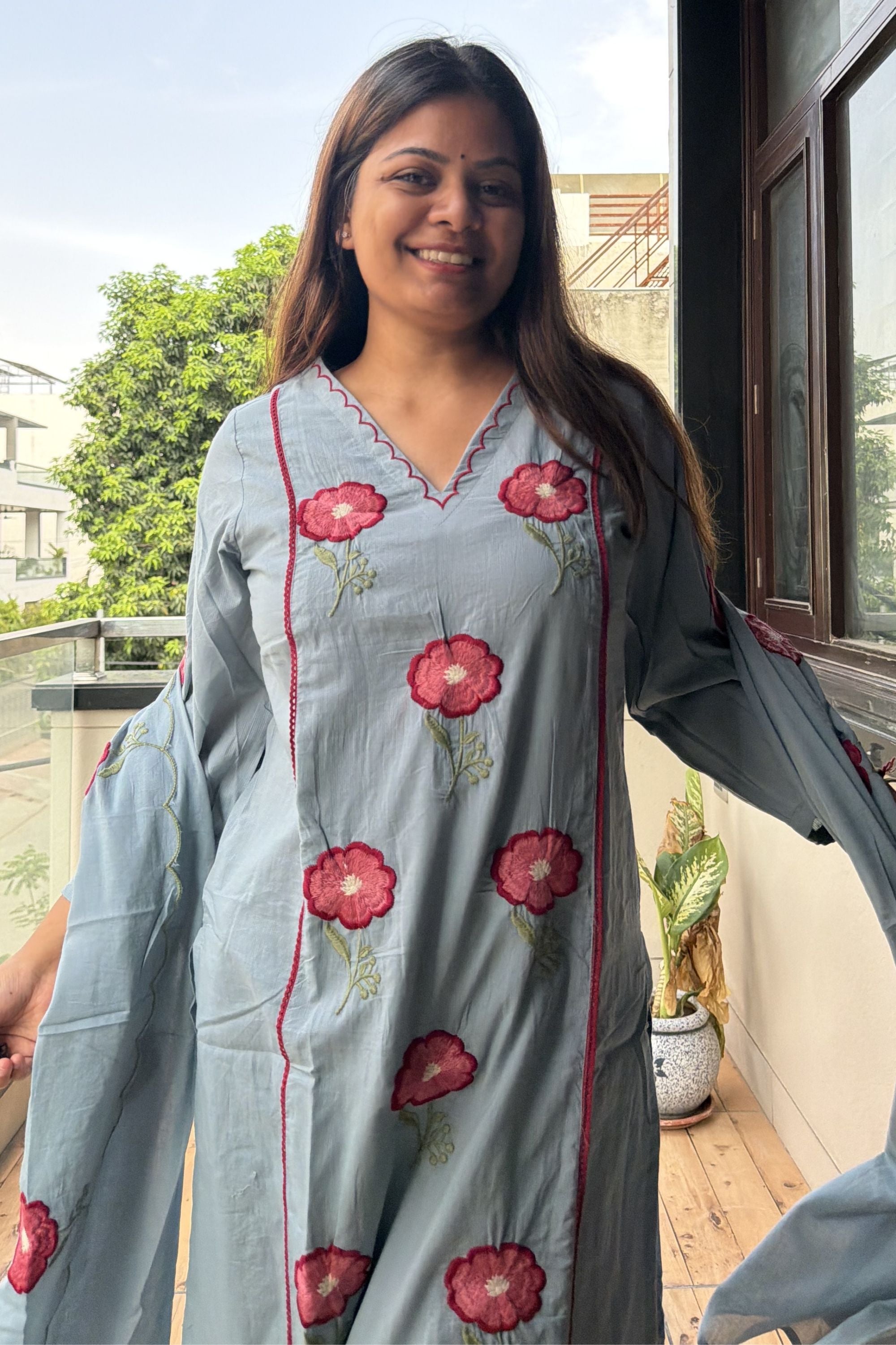 Dupatta Pant Set