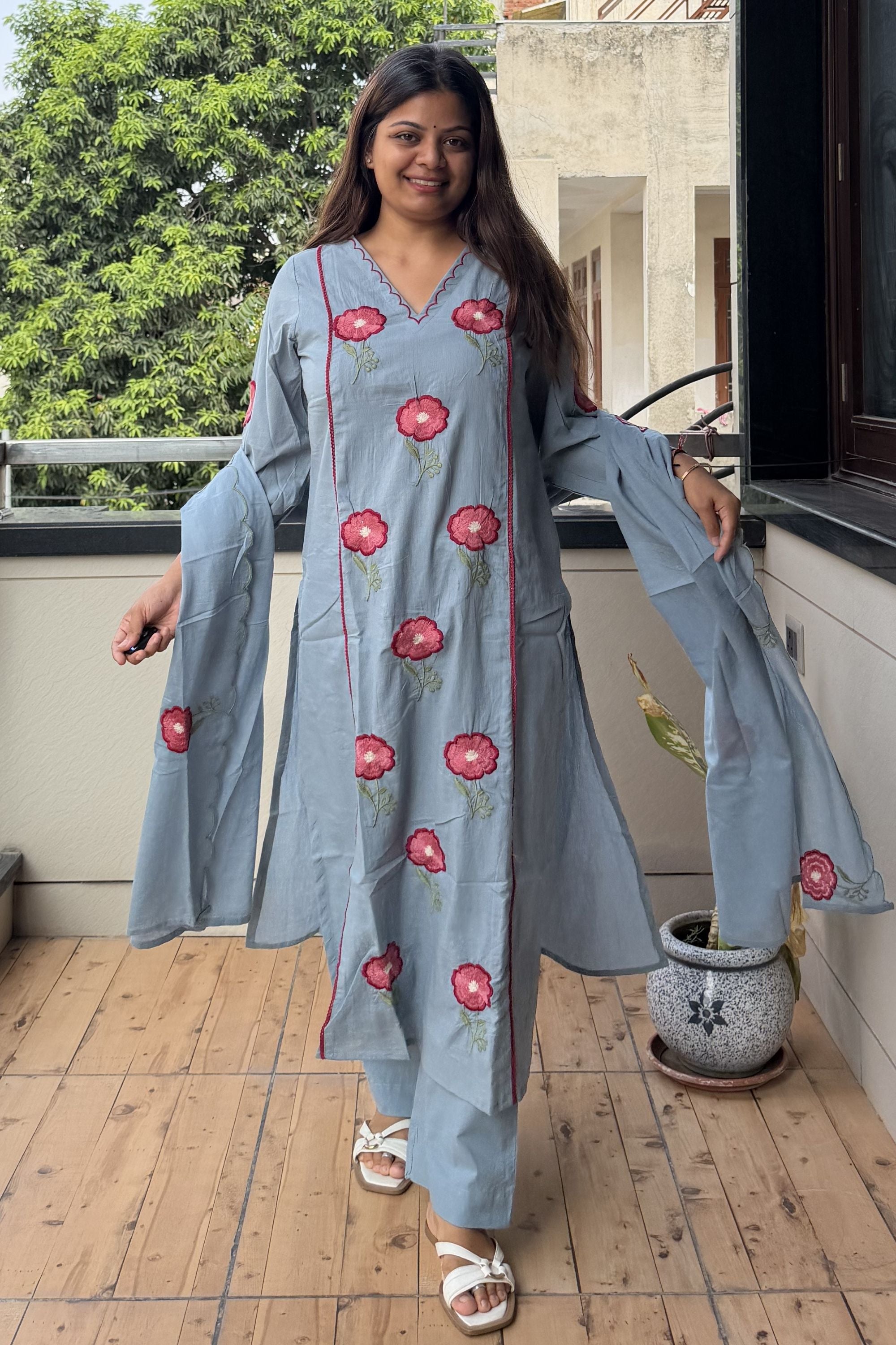 Dupatta Pant Set