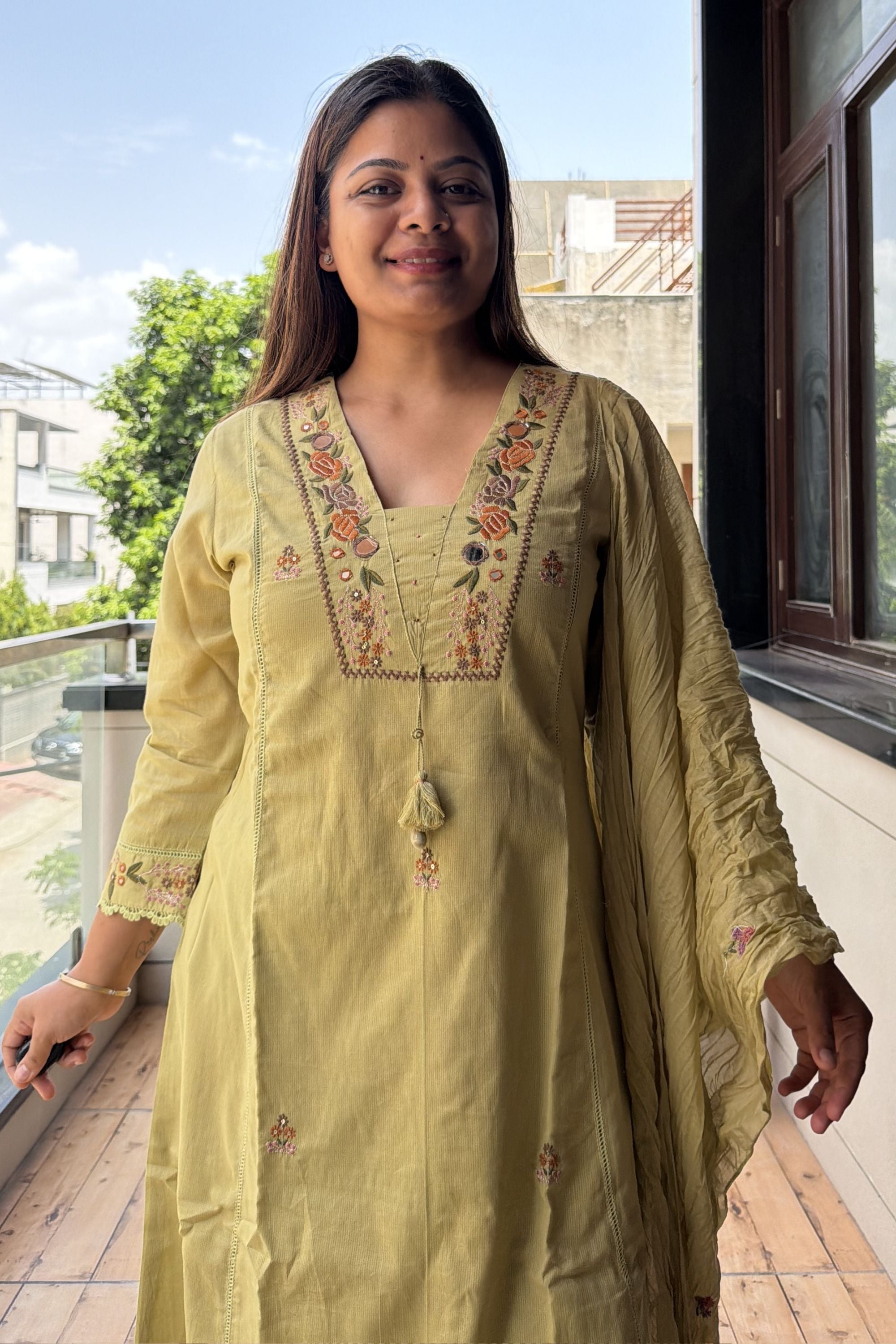 Dupatta Pant Set