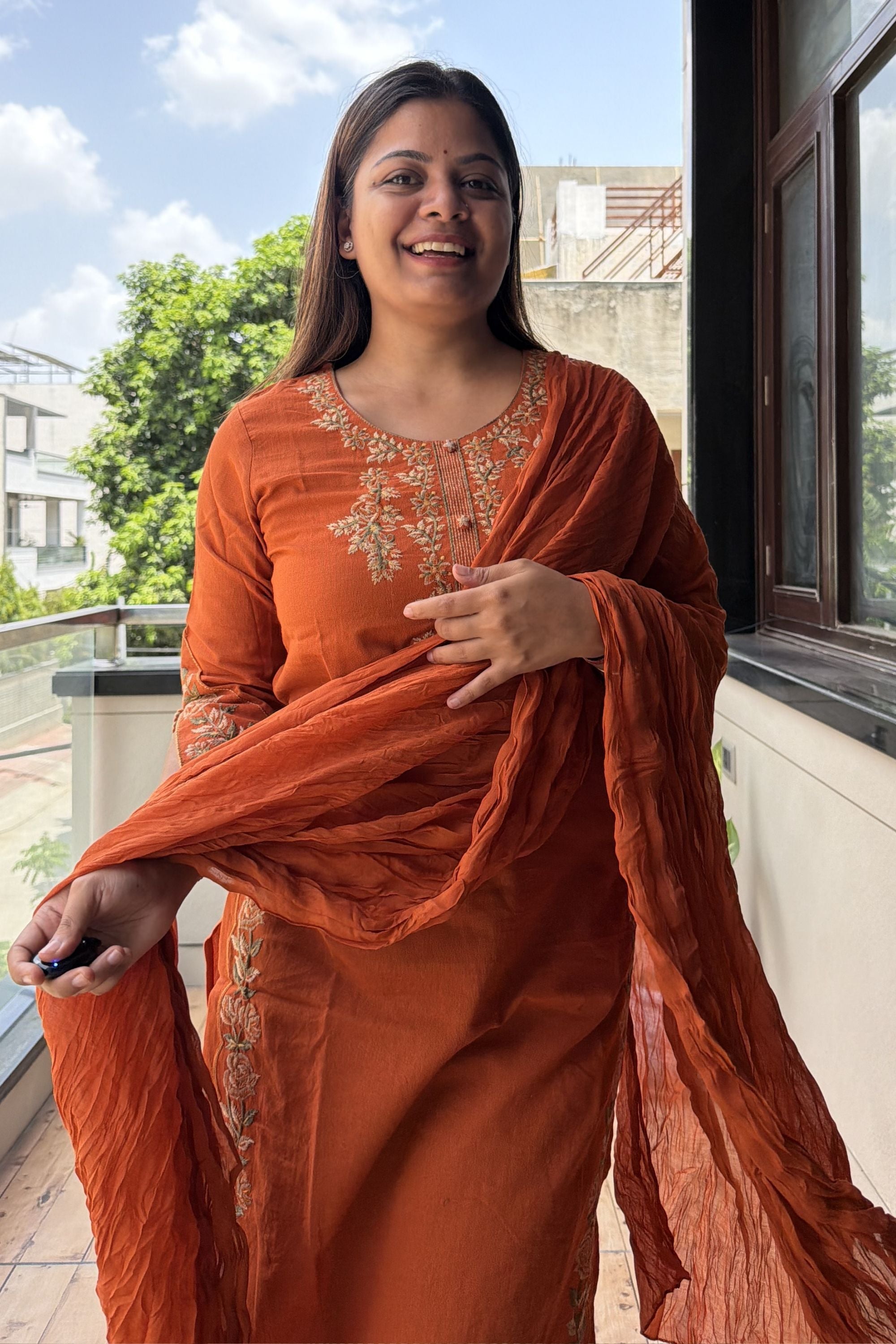 Dupatta Pant Set