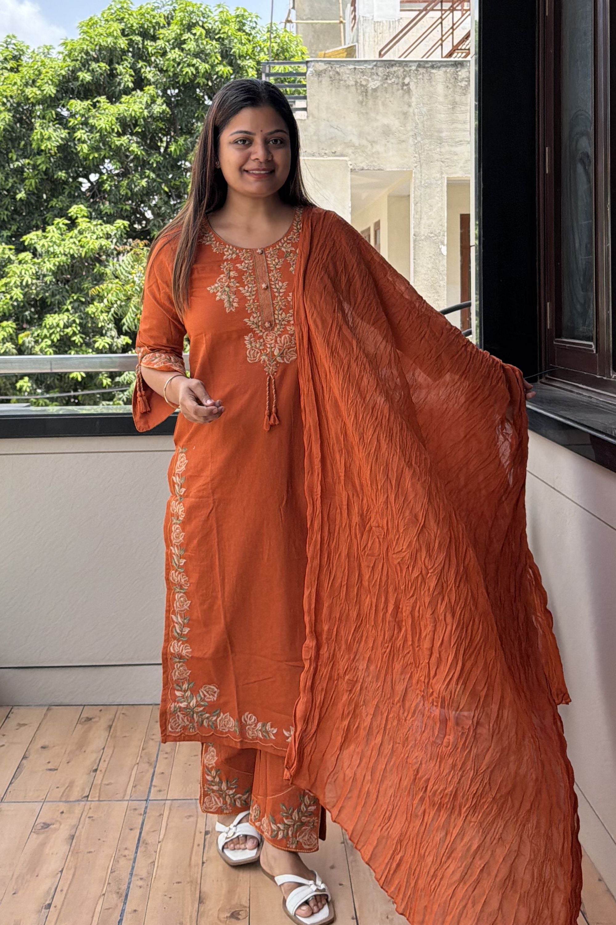 Dupatta Pant Set