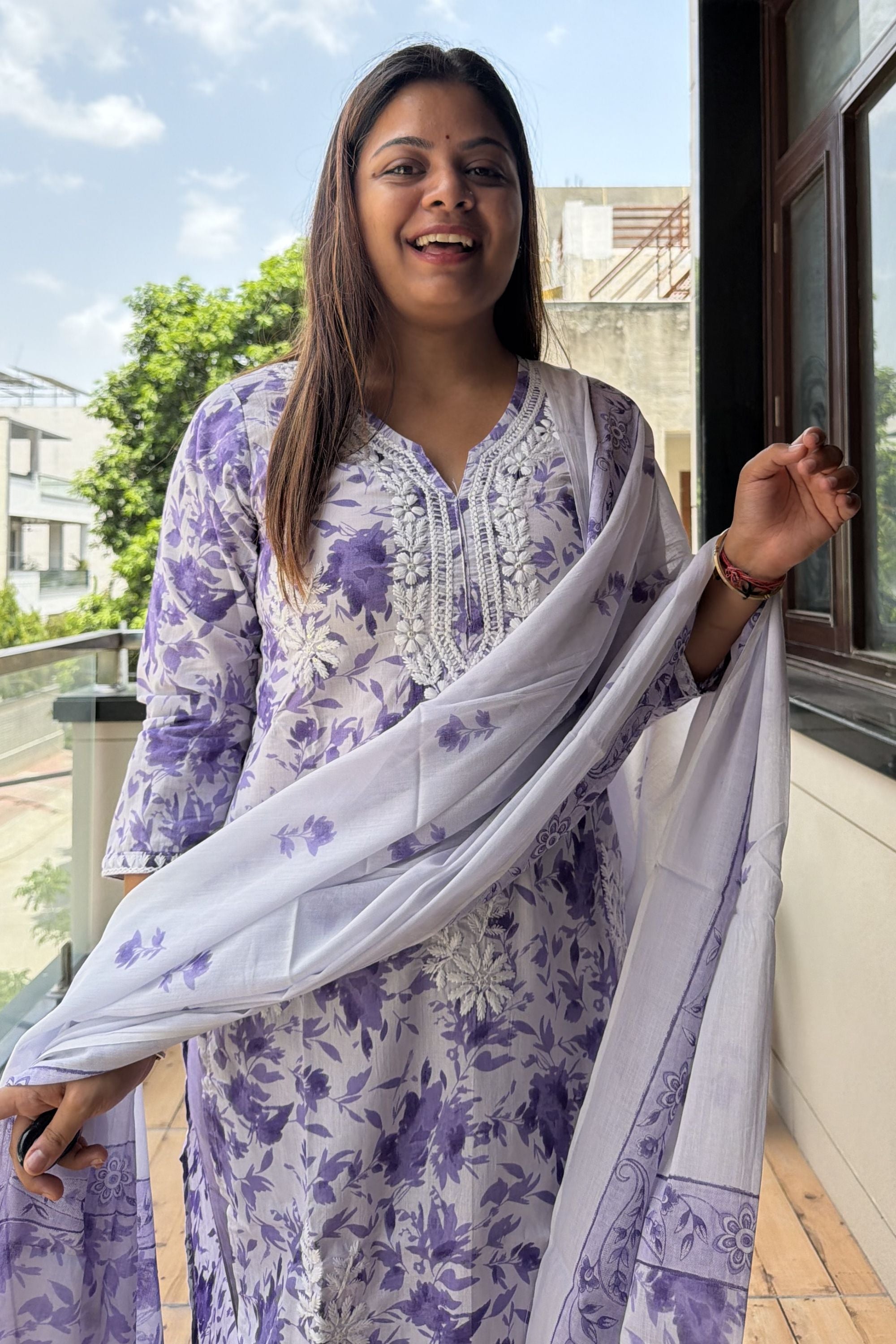 Dupatta Pant Set