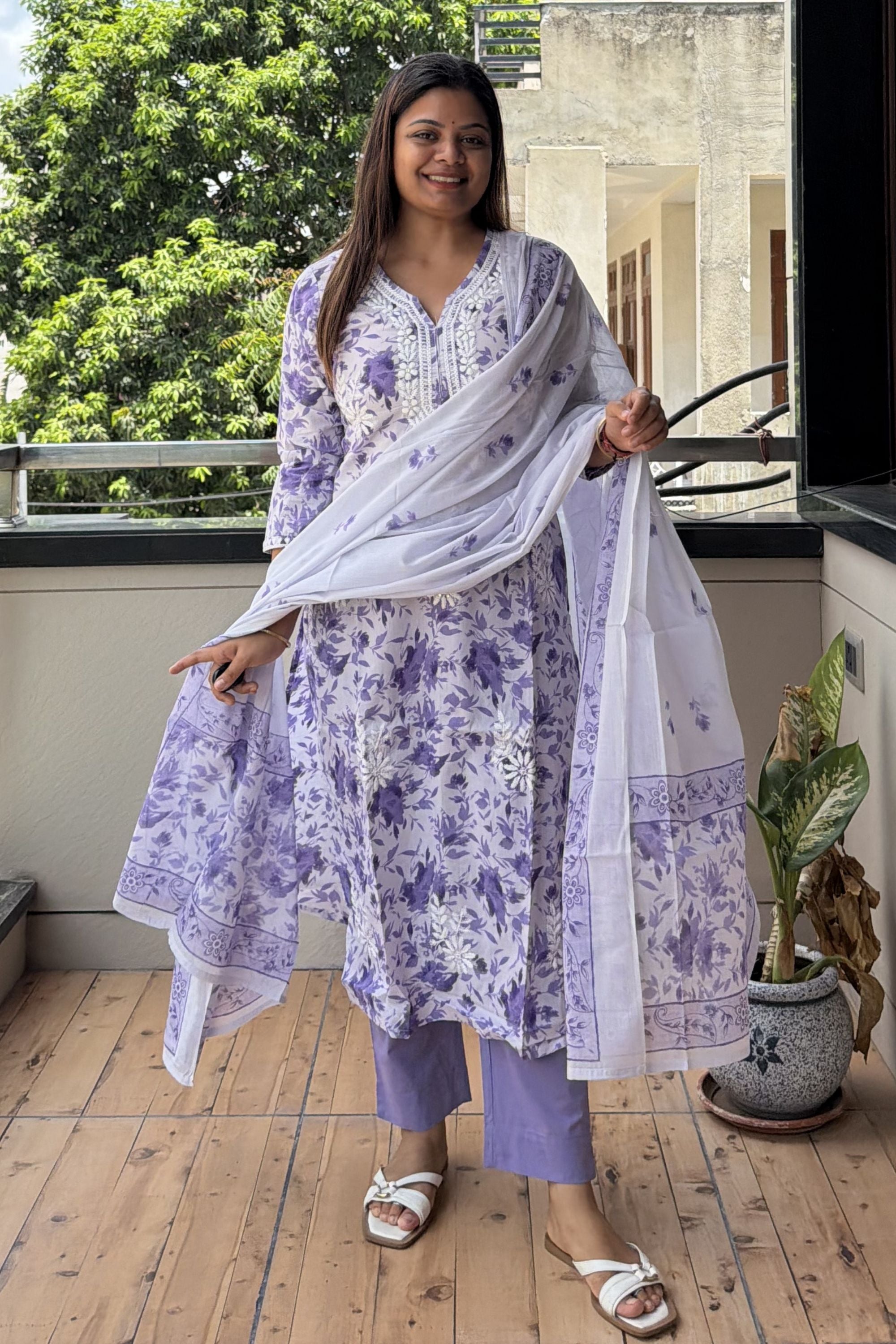 Dupatta Pant Set