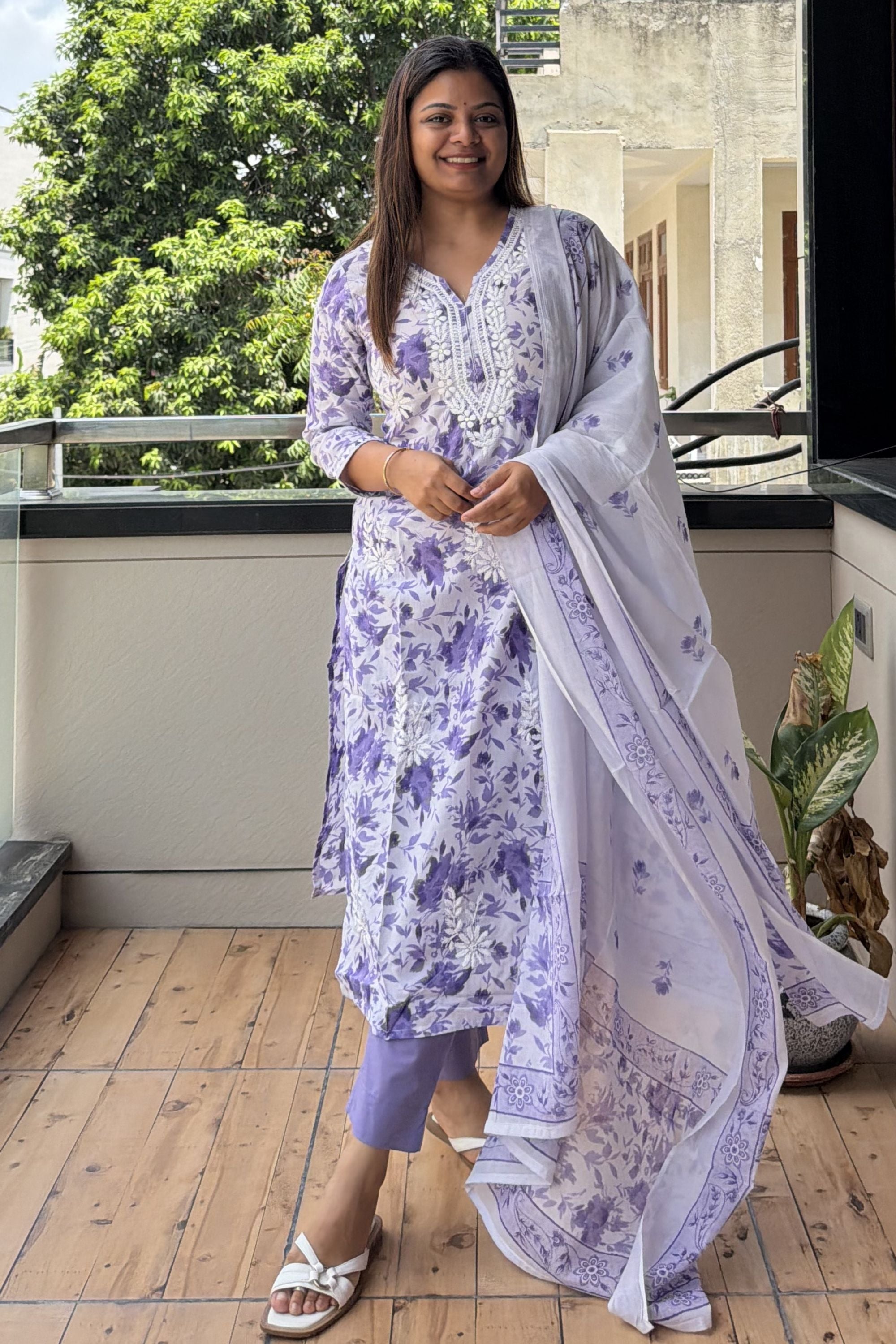 Dupatta Pant Set