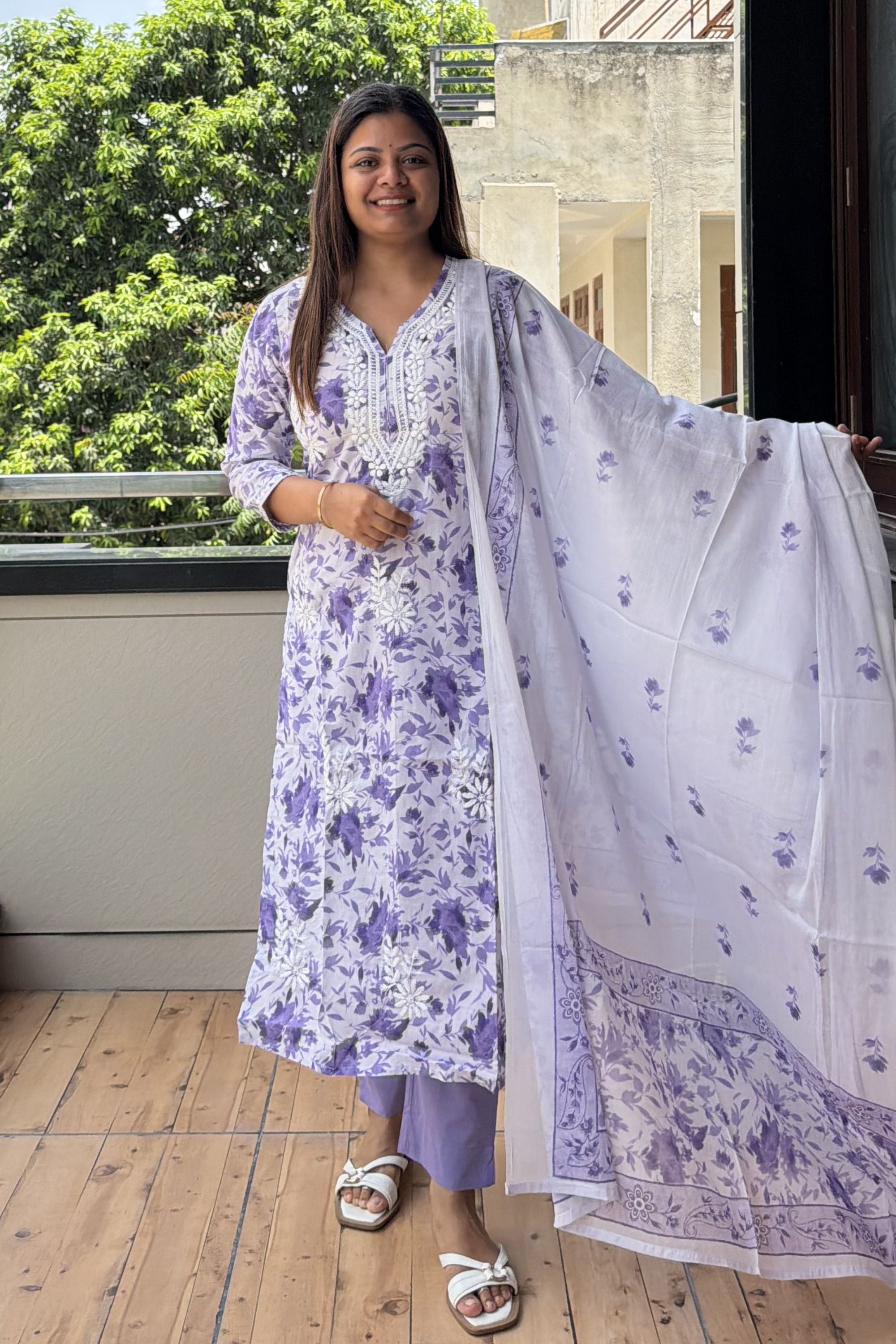 Dupatta Pant Set