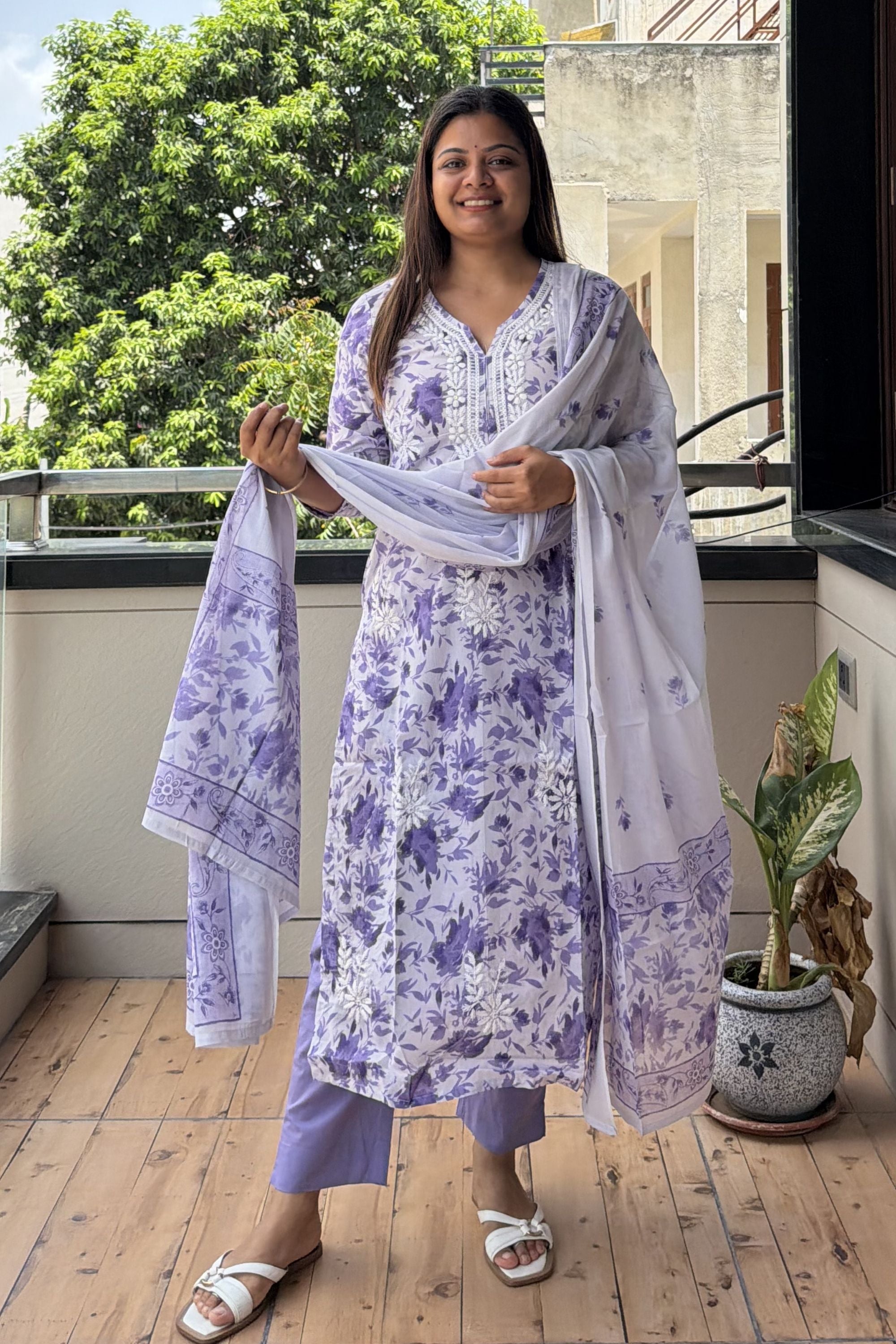 Dupatta Pant Set