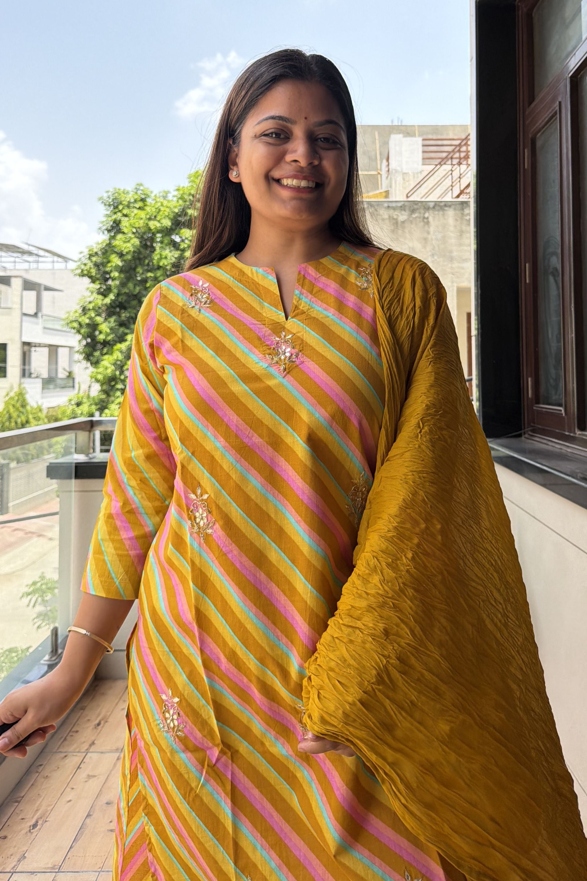 Dupatta Pant Set