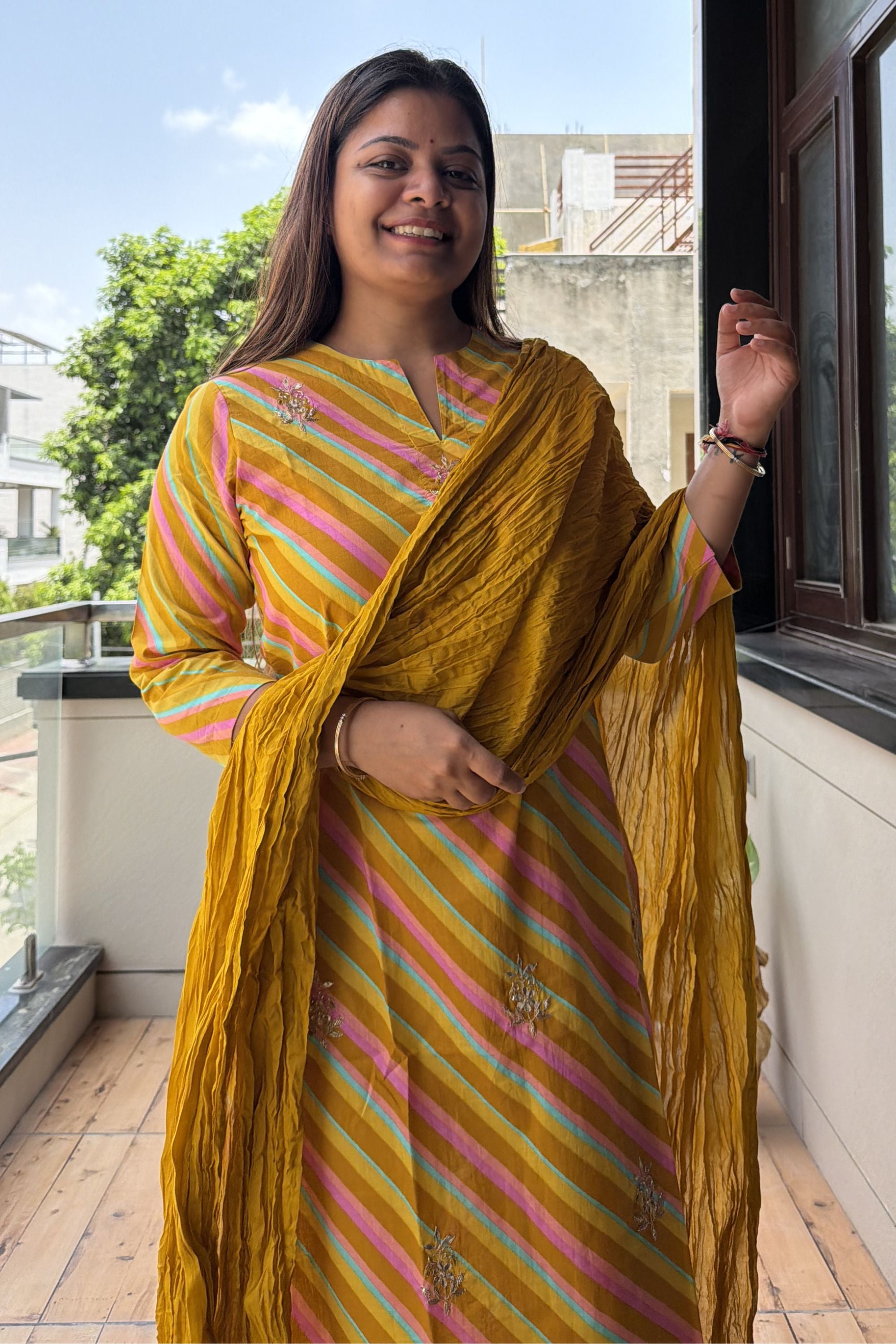 Dupatta Pant Set
