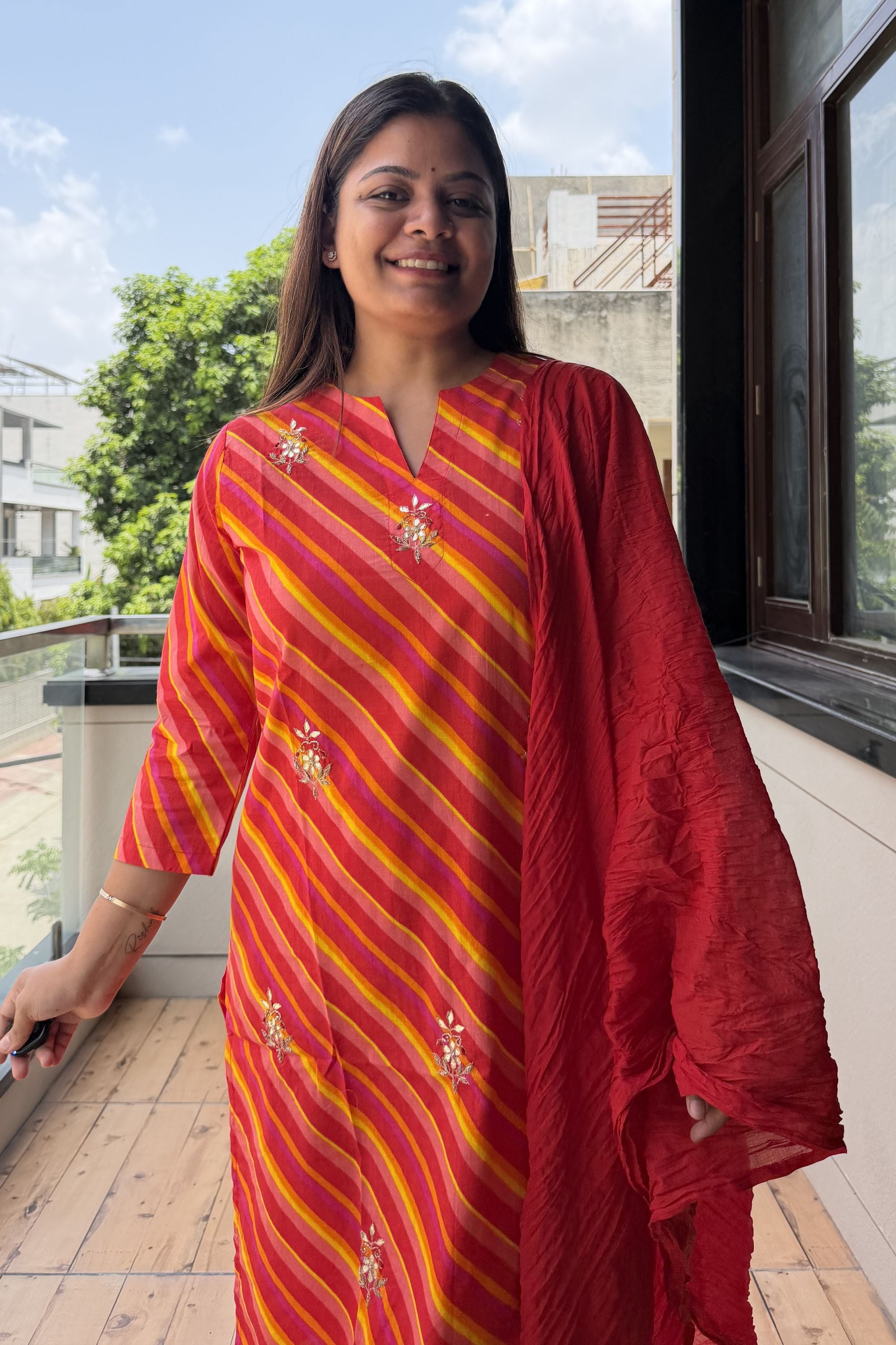 Dupatta Pant Set