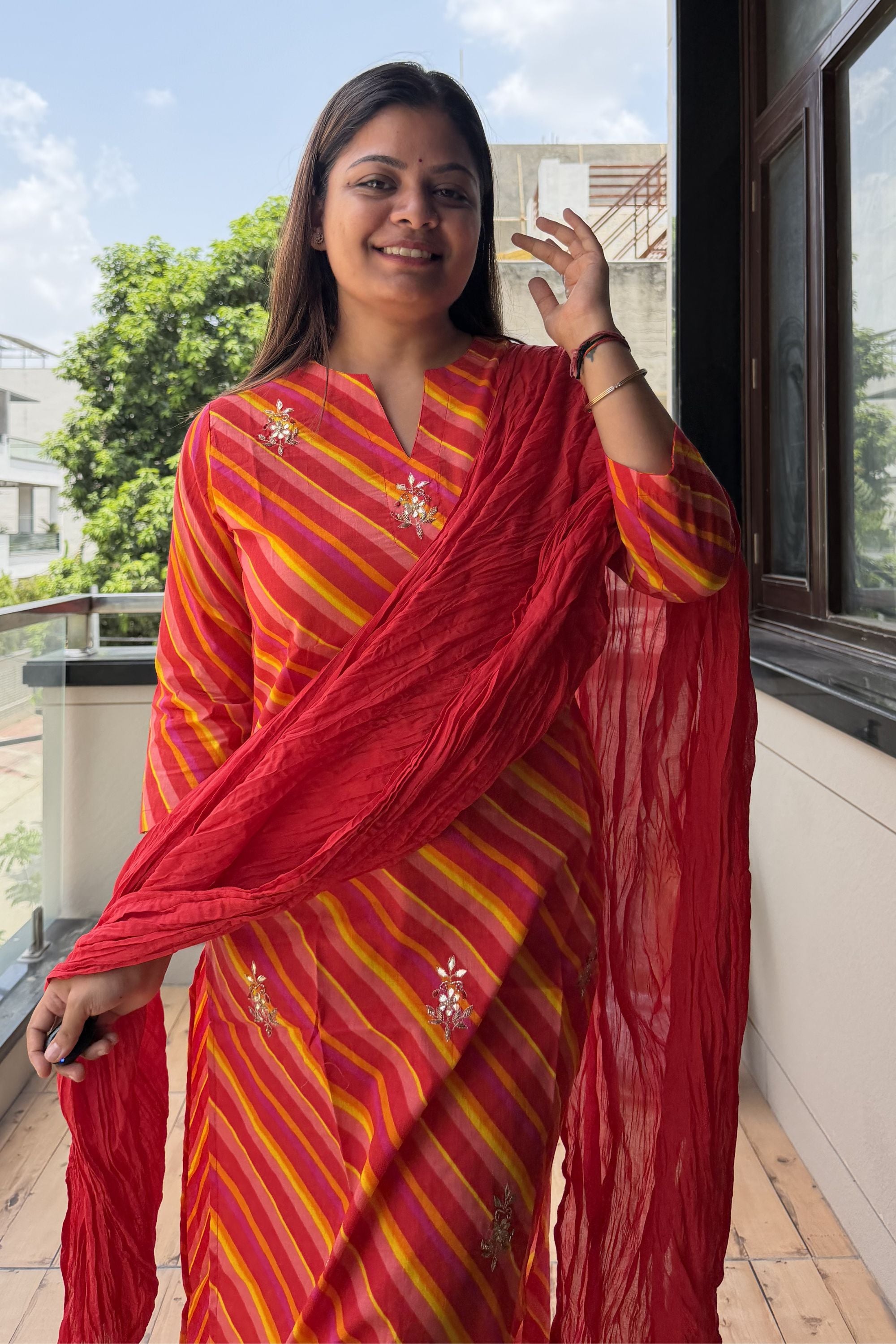 Dupatta Pant Set