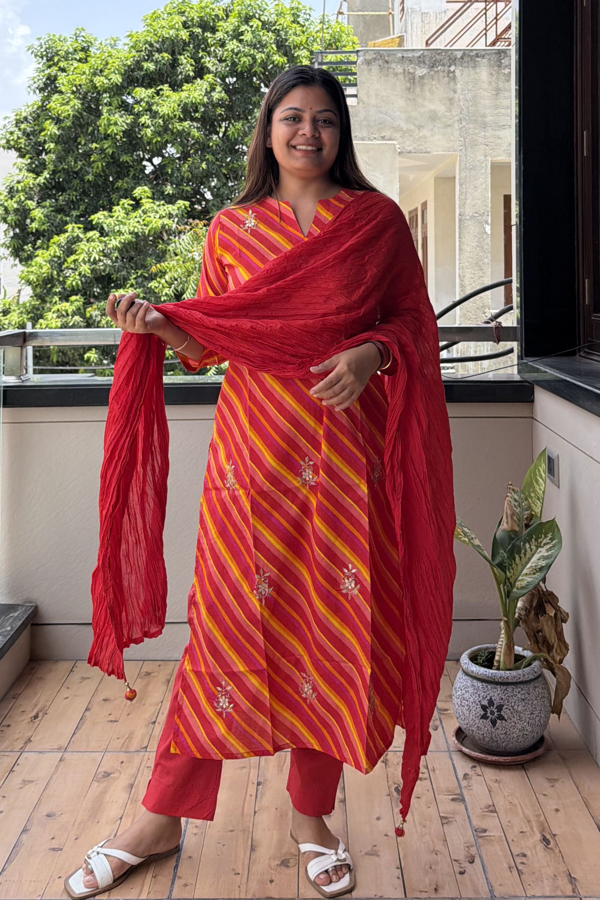 Dupatta Pant Set