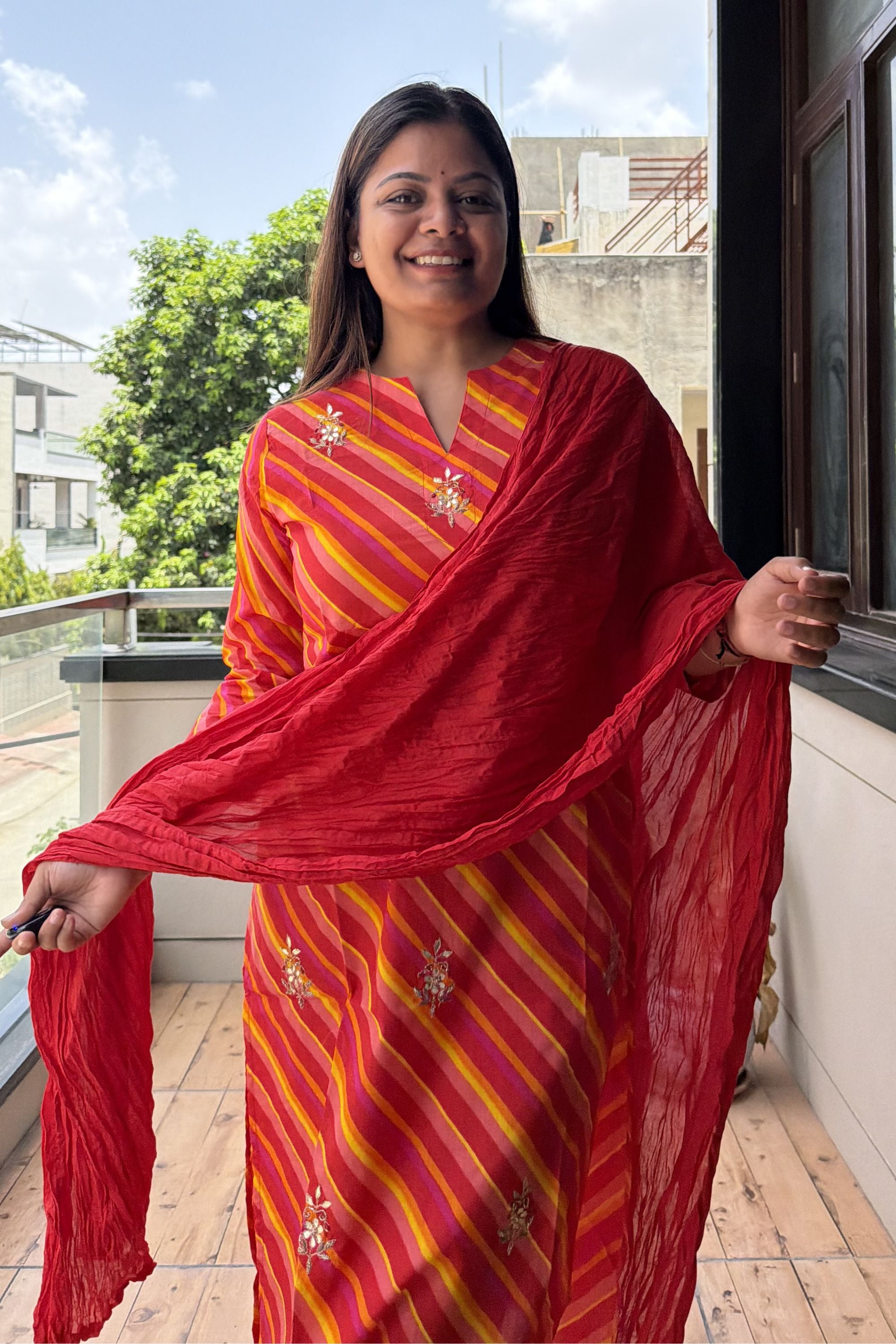 Dupatta Pant Set