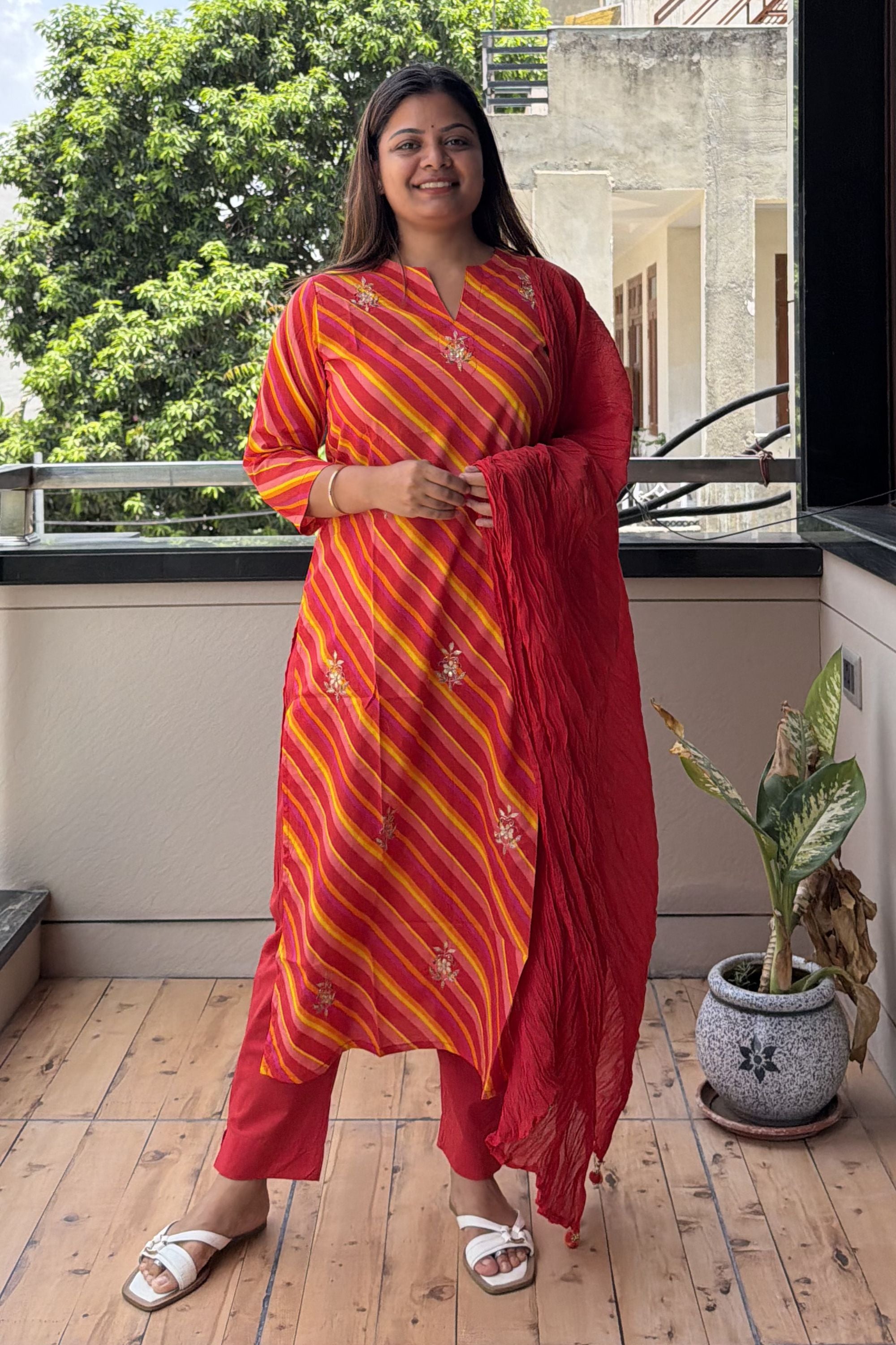 Dupatta Pant Set