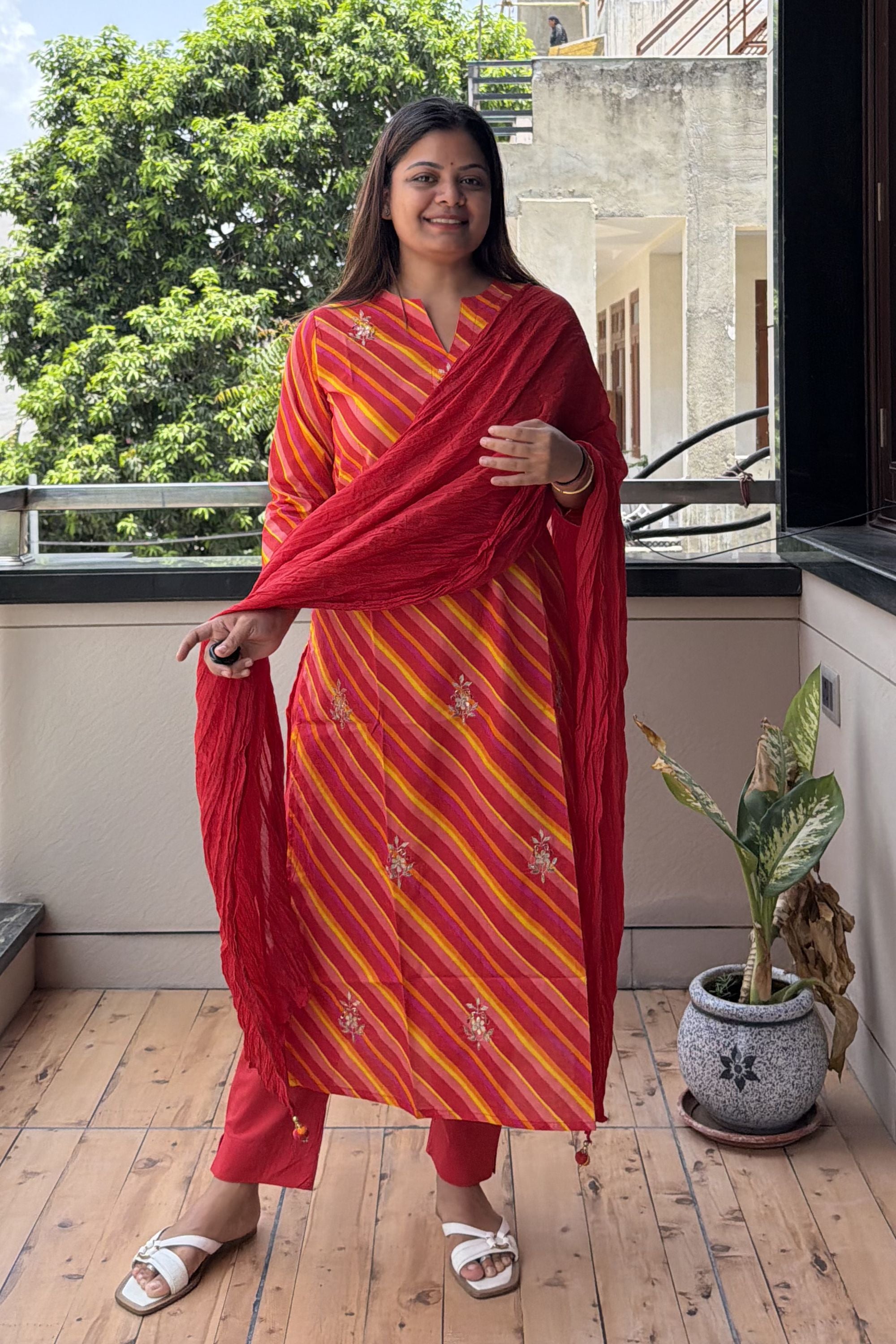 Dupatta Pant Set