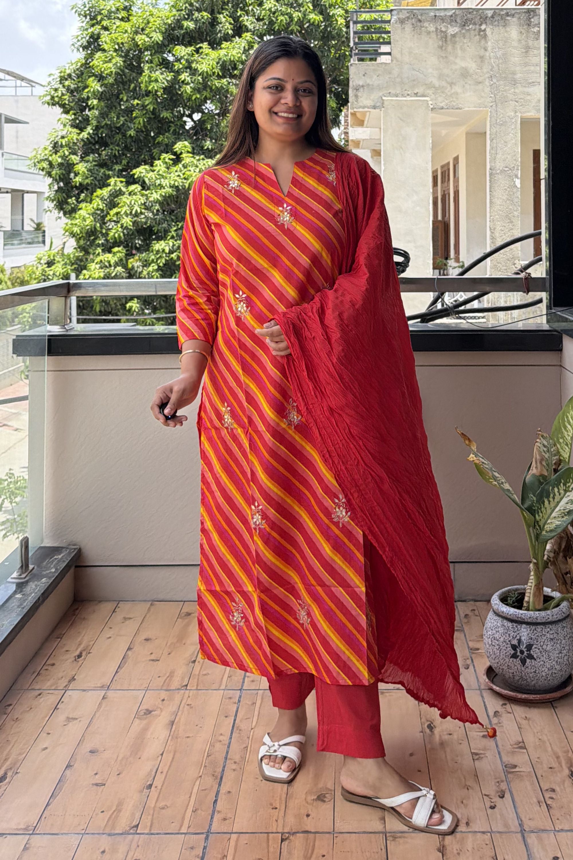 Dupatta Pant Set