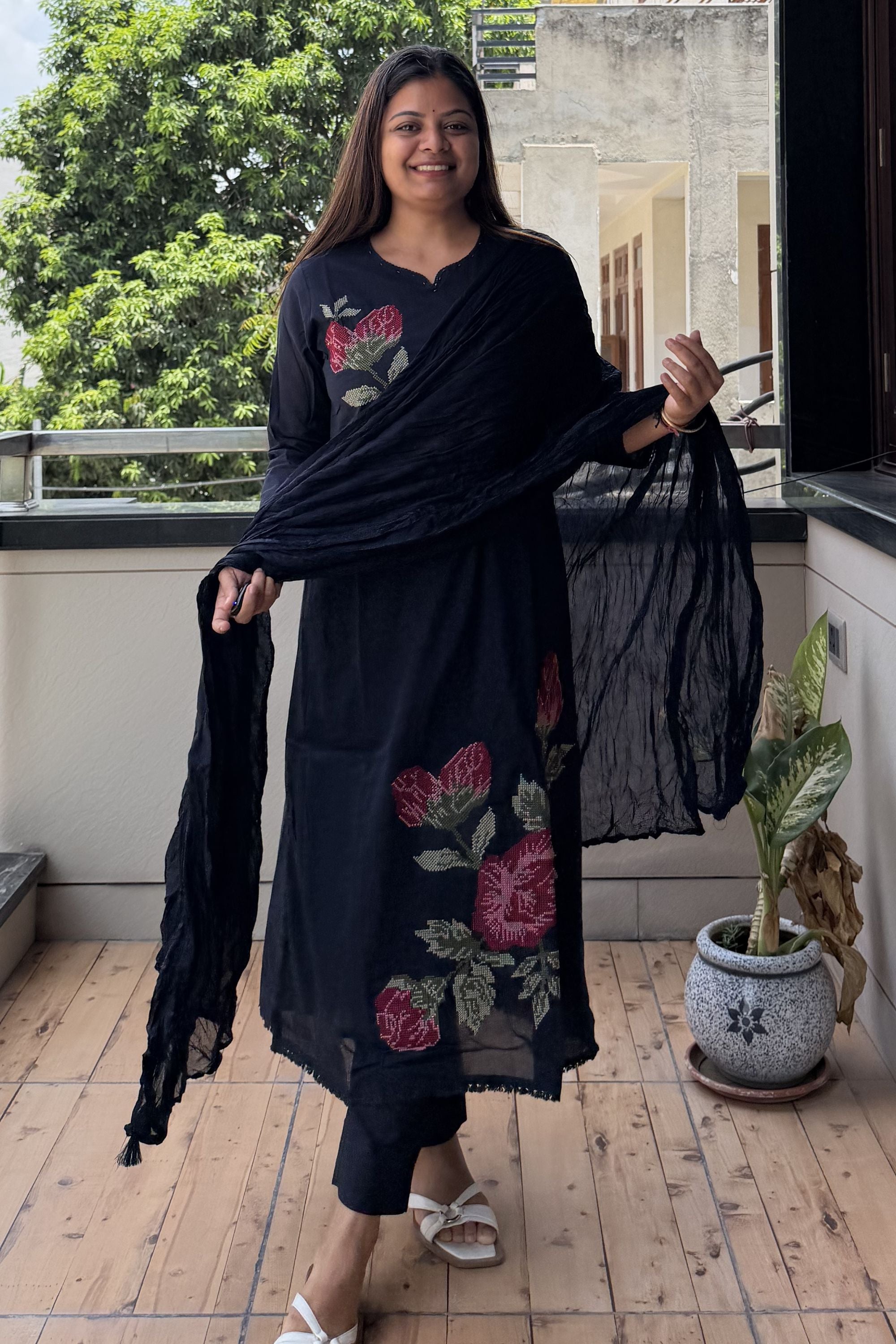 Dupatta Pant Set