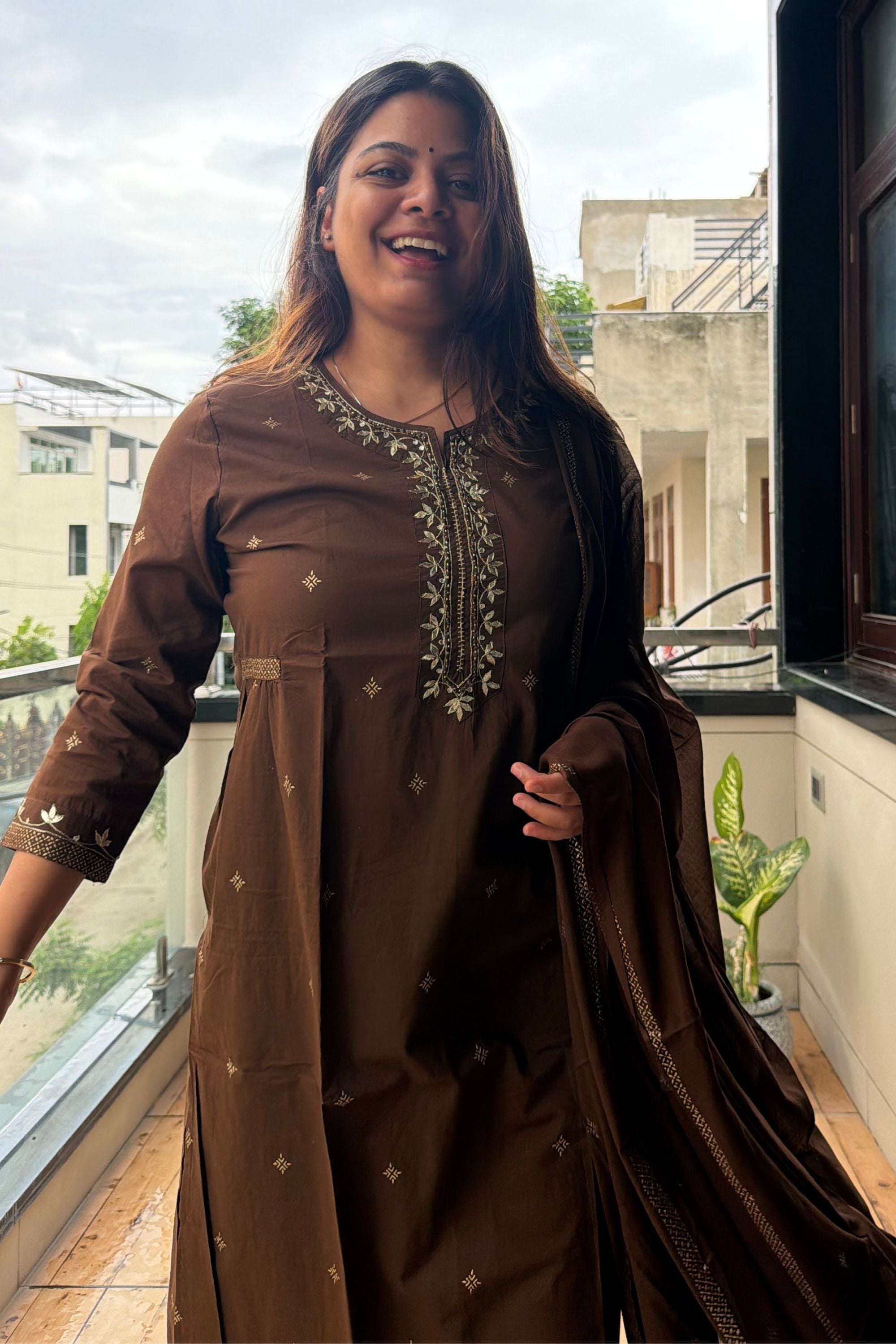 Dupatta Pant Set
