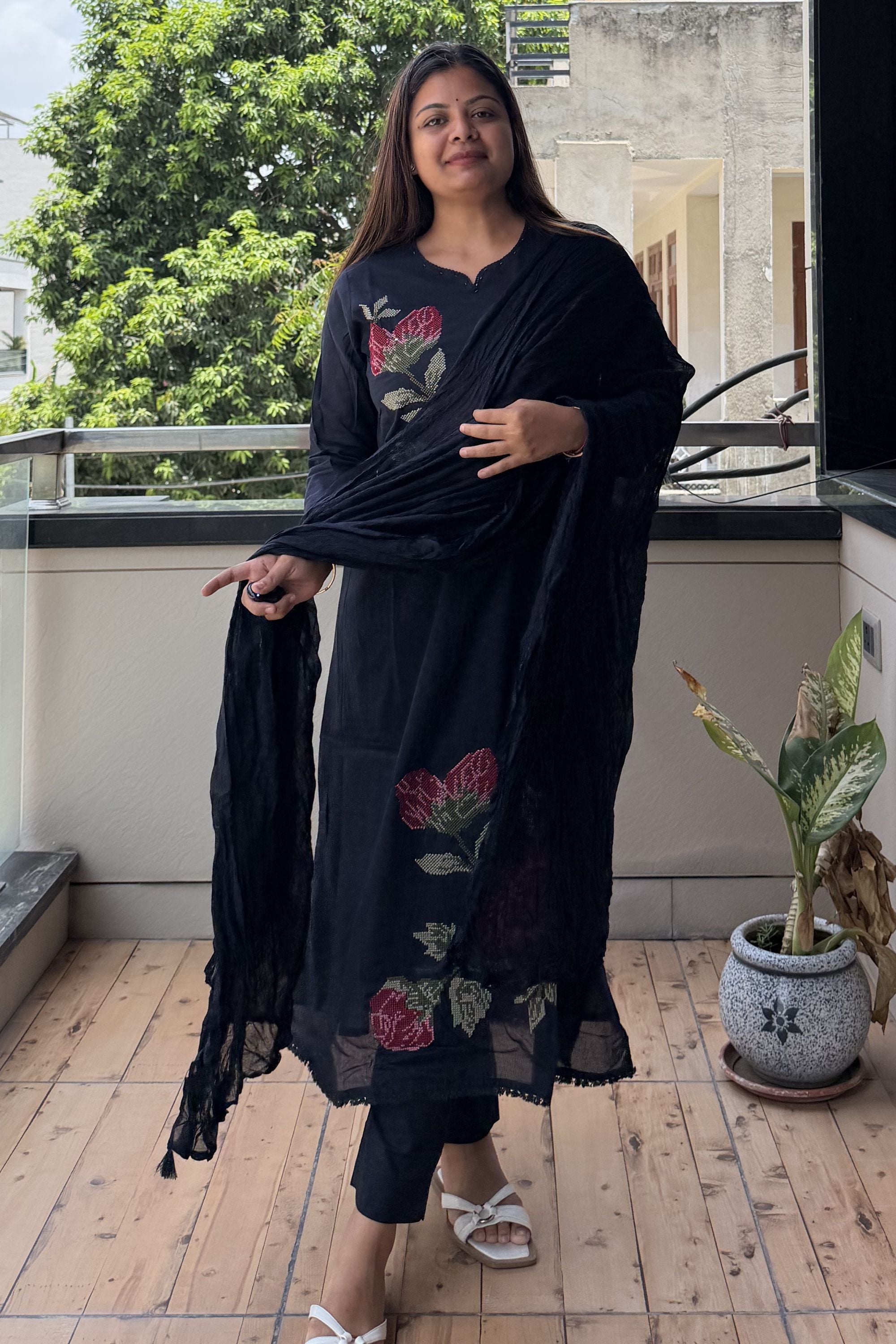 Dupatta Pant Set
