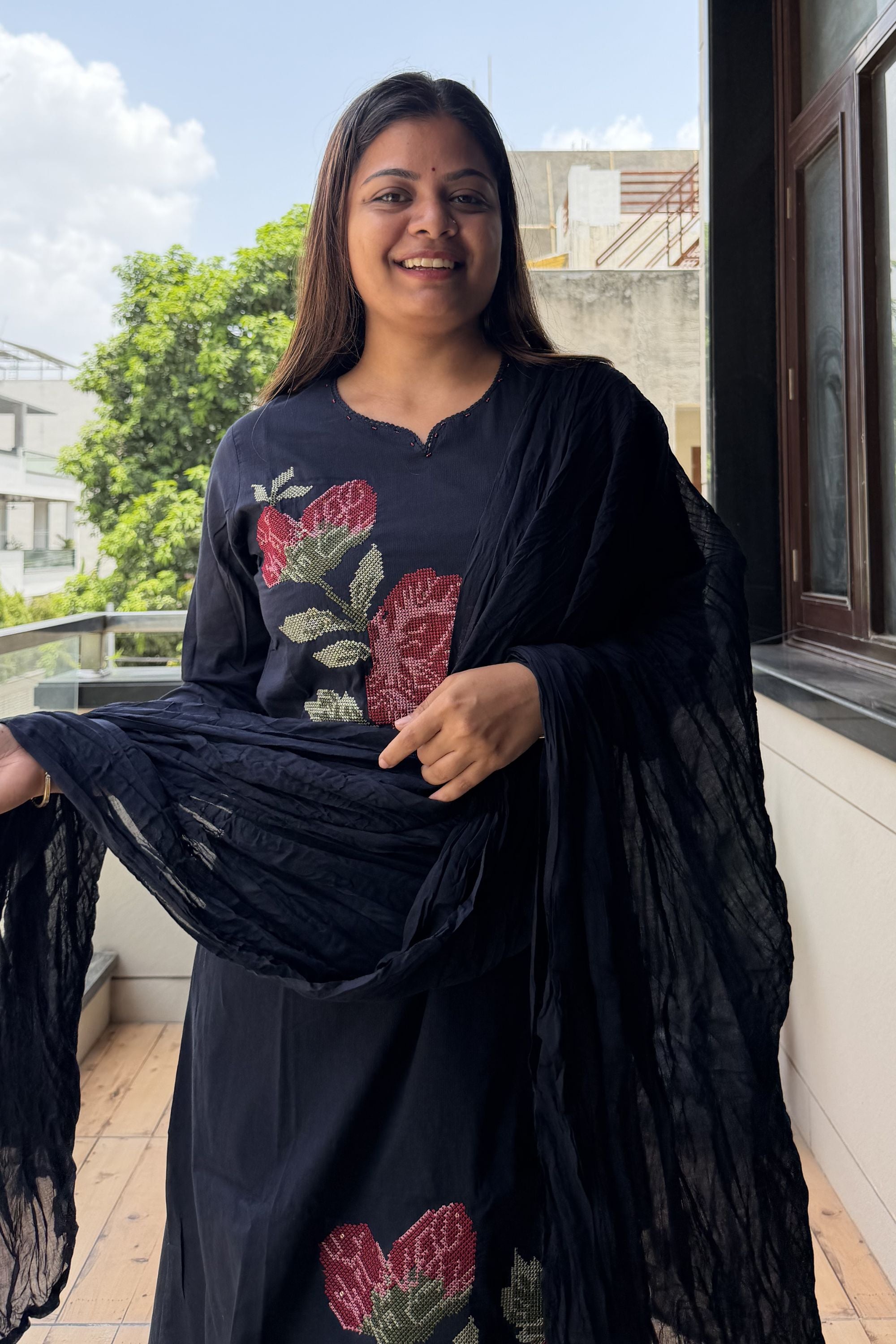 Dupatta Pant Set