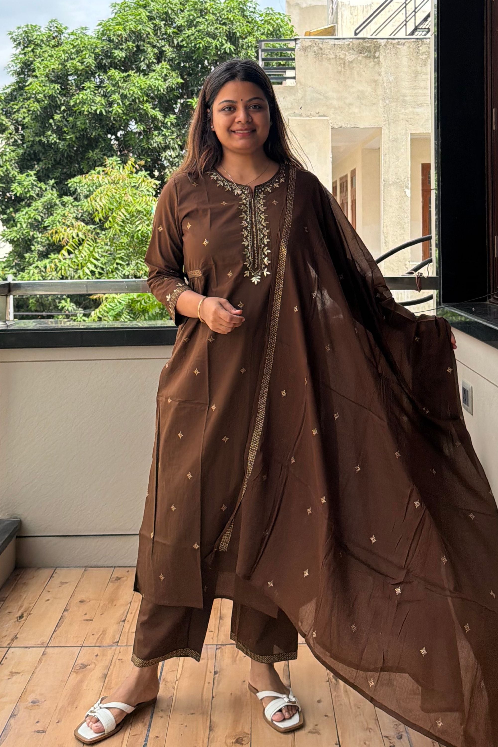 Dupatta Pant Set