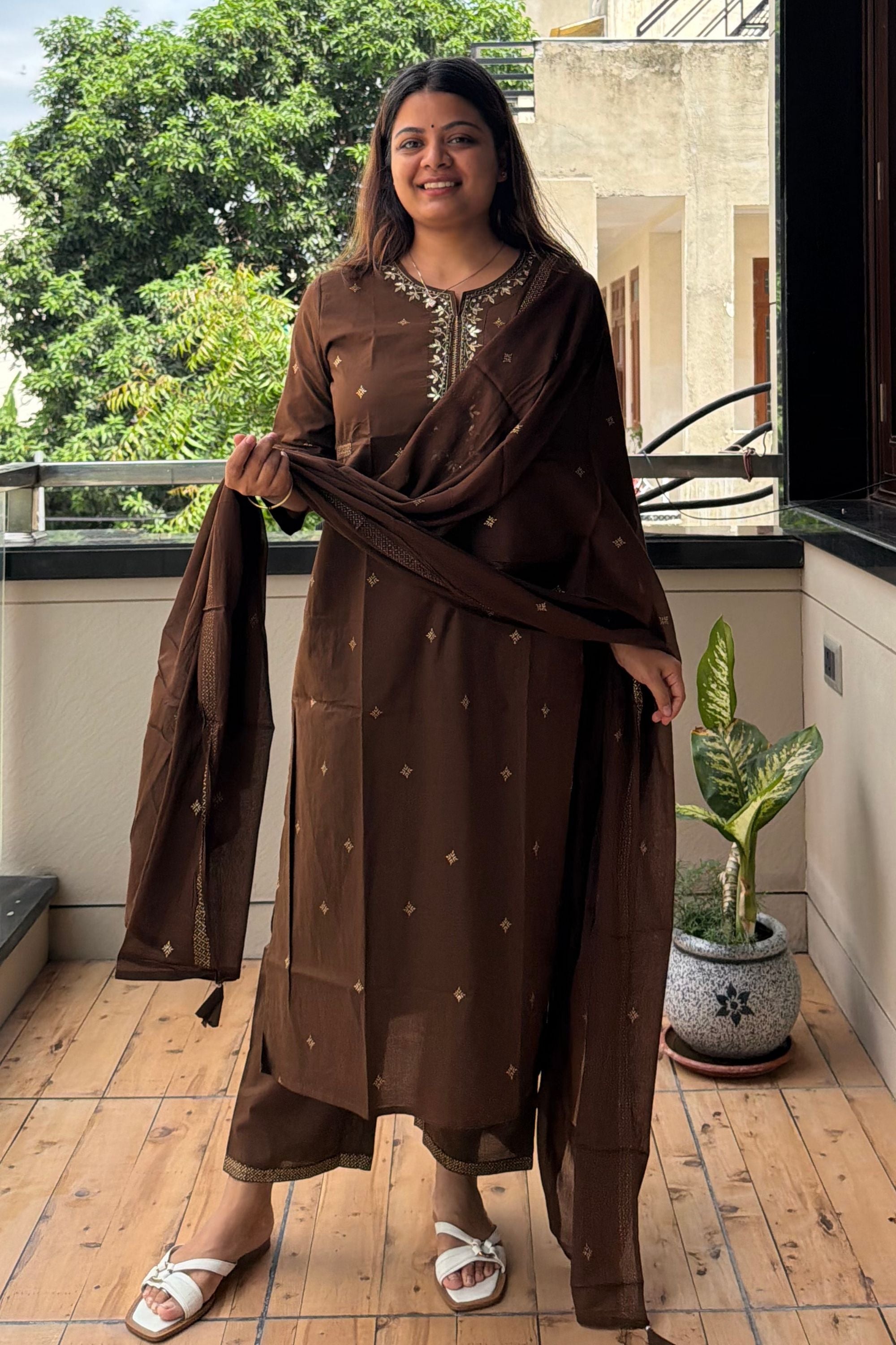 Dupatta Pant Set