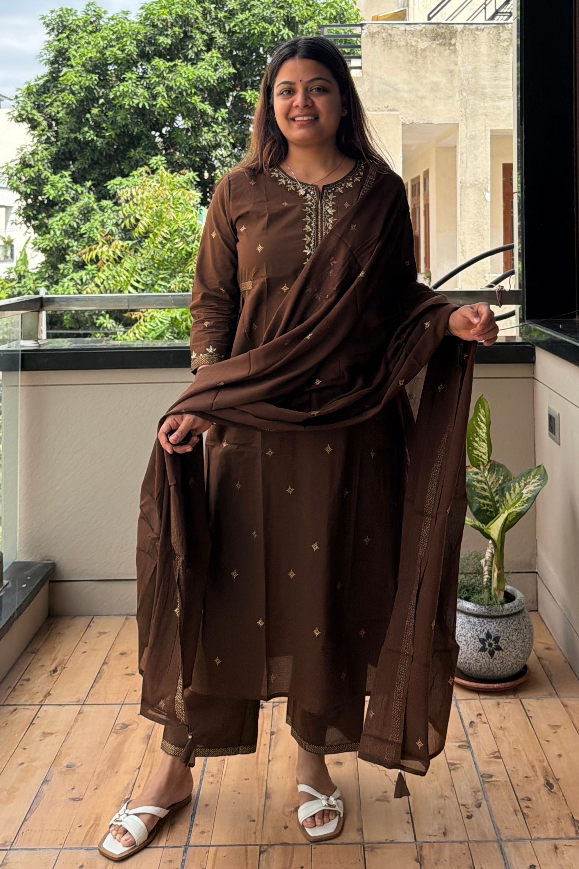 Dupatta Pant Set