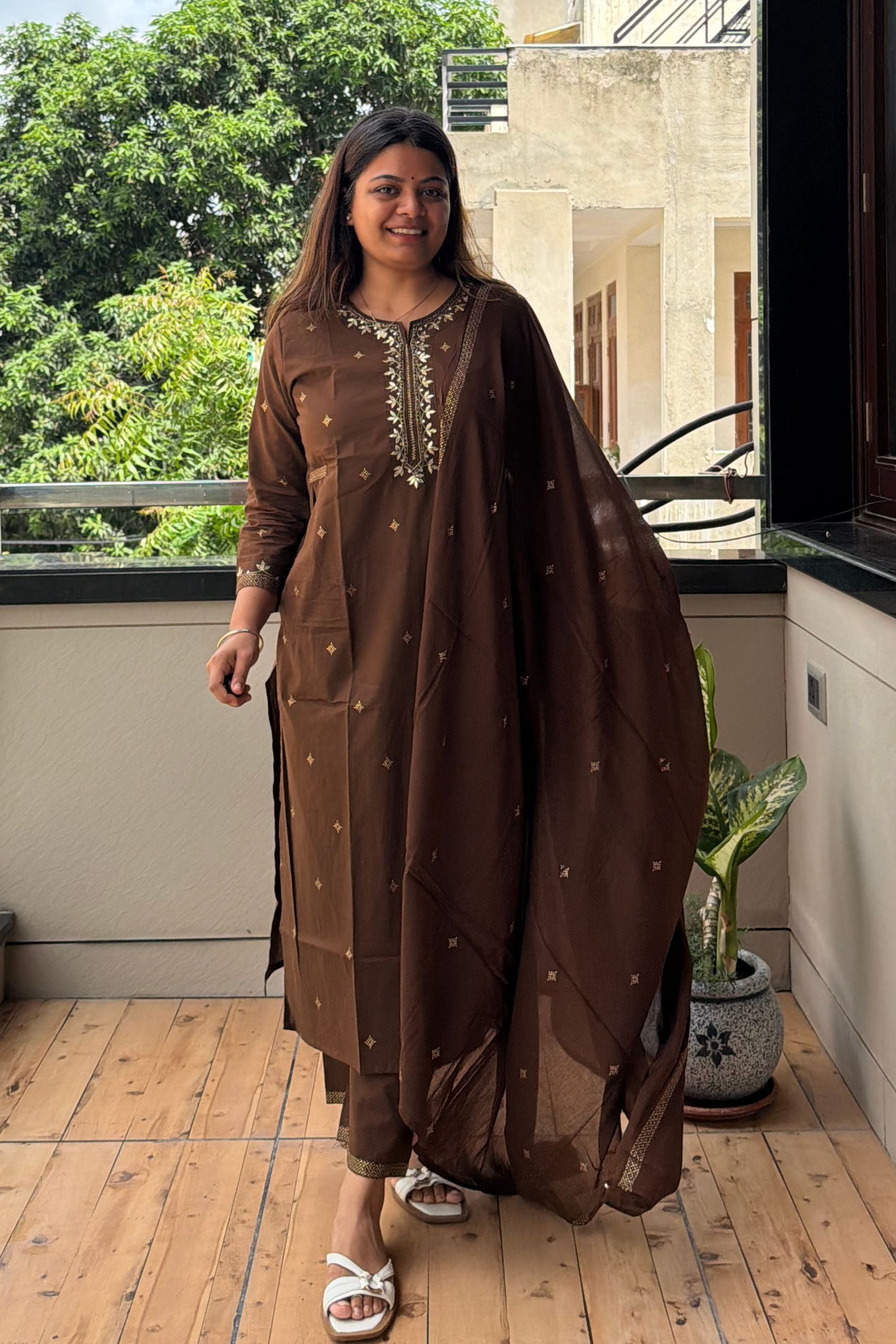 Dupatta Pant Set