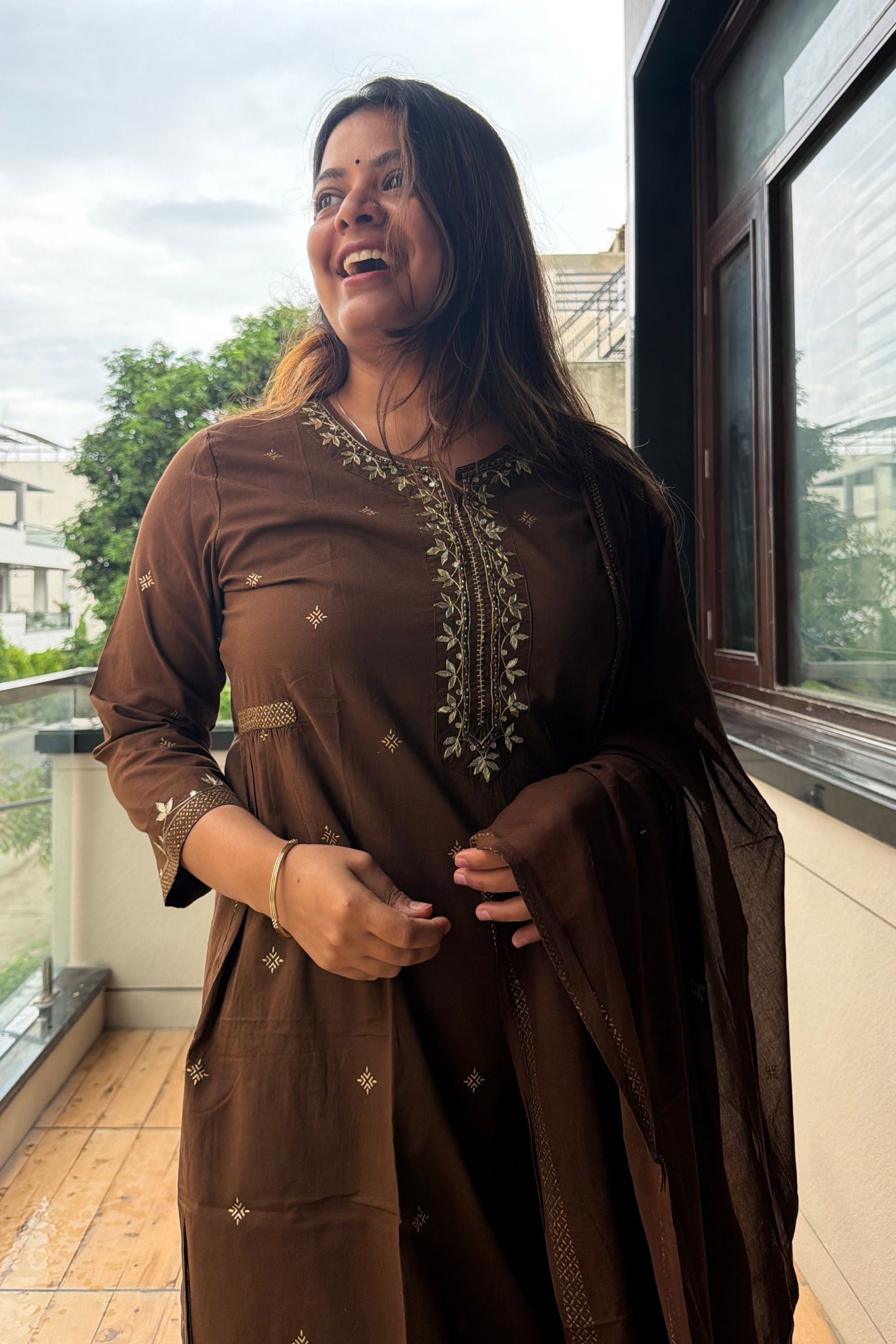Dupatta Pant Set