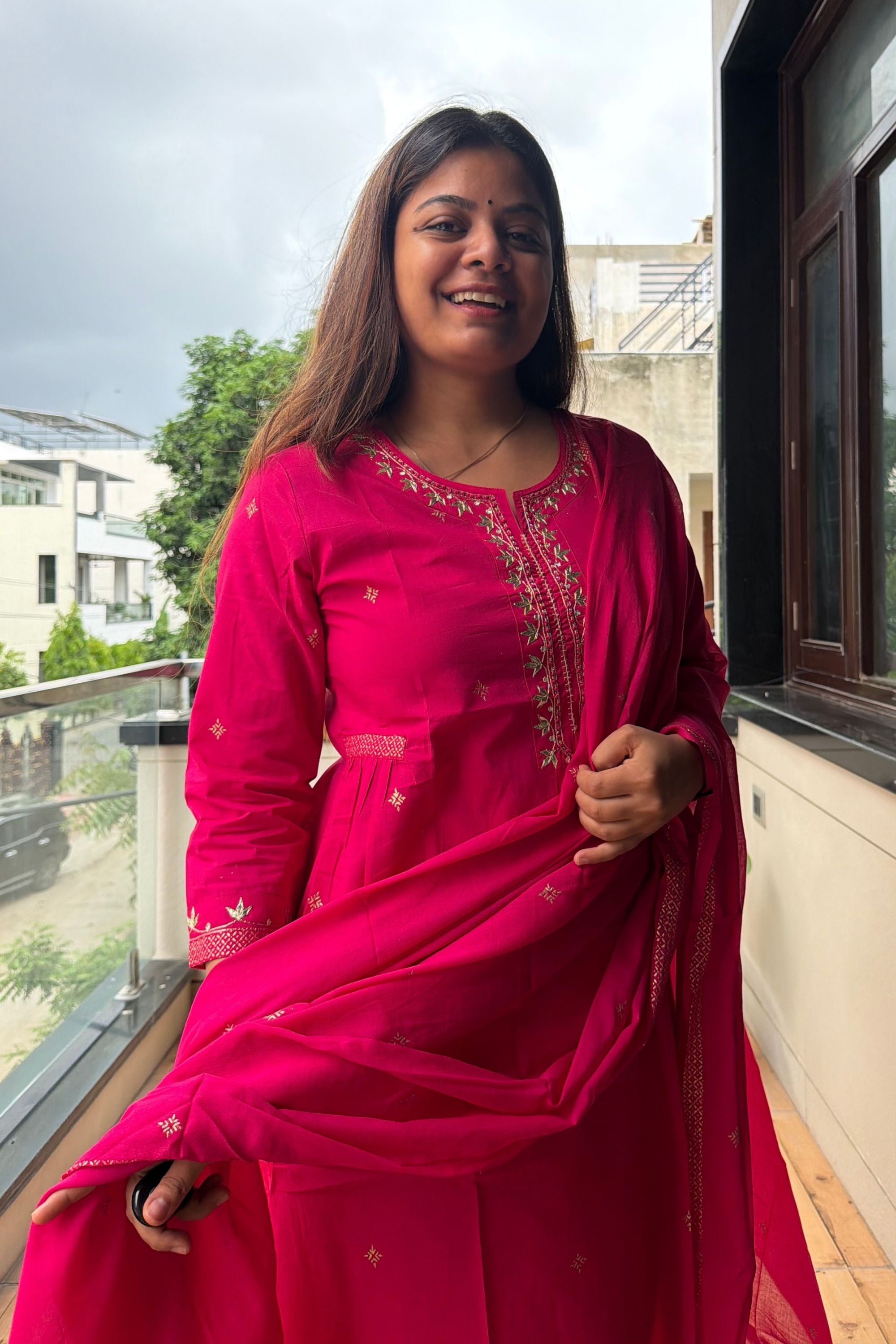Dupatta Pant Set