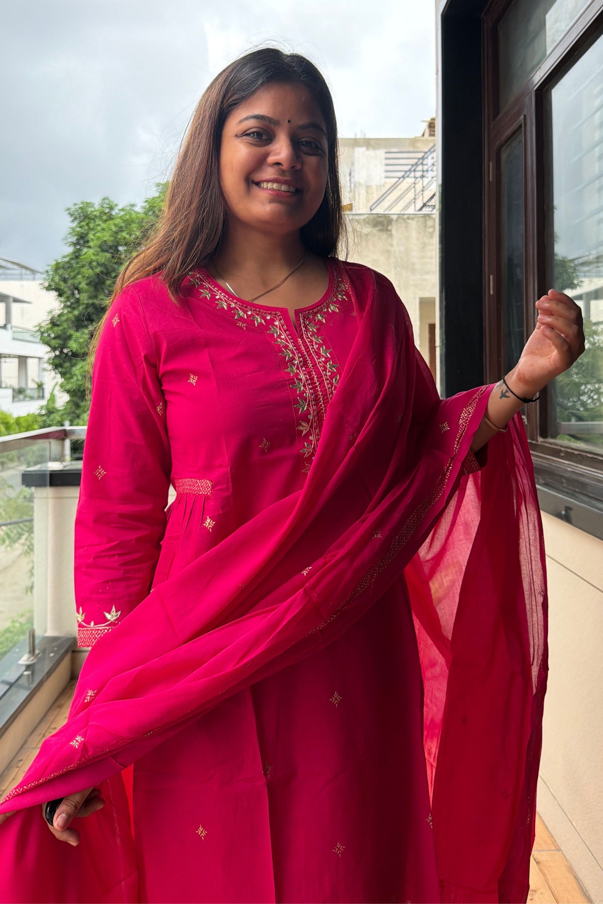 Dupatta Pant Set