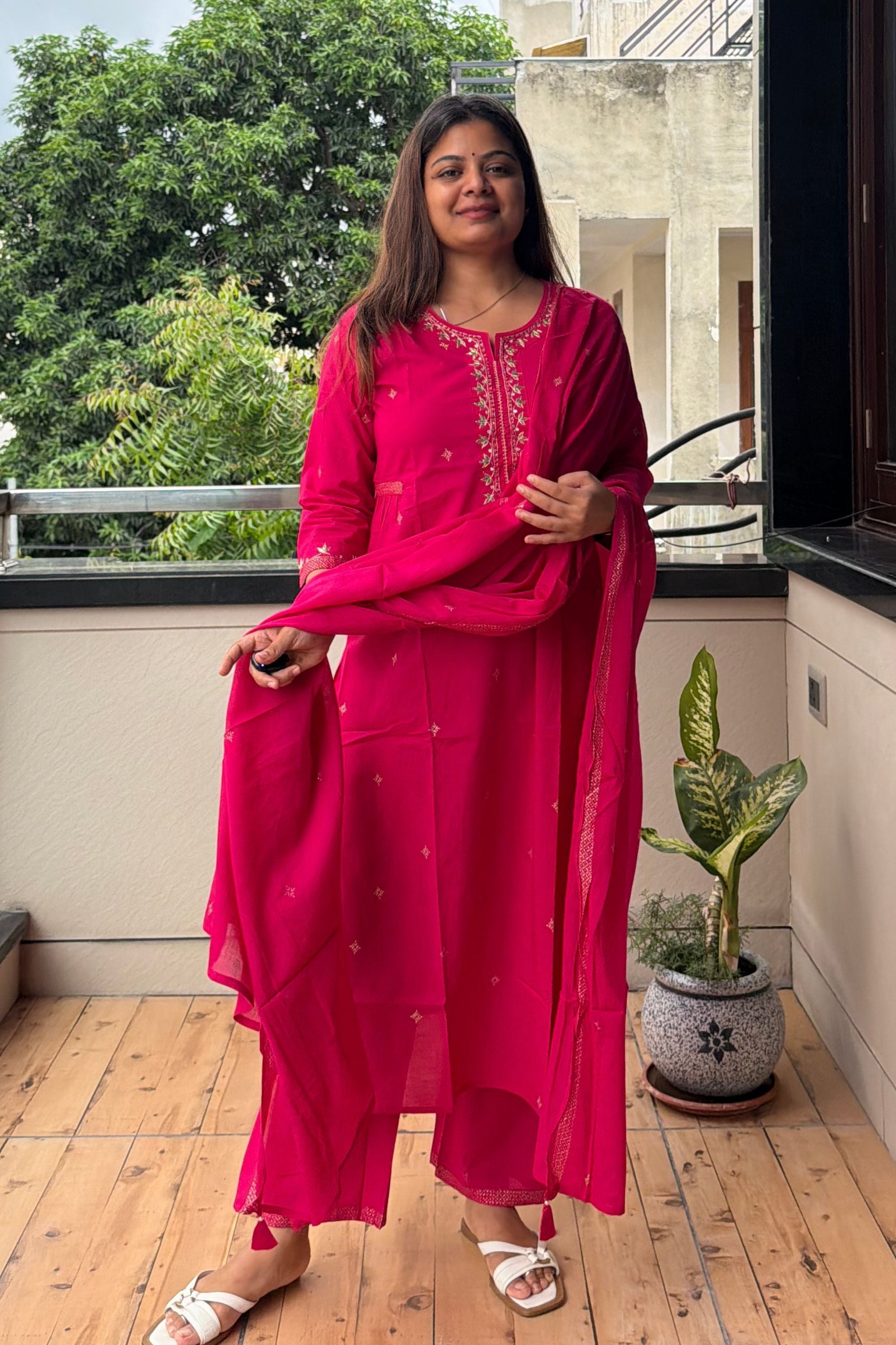 Dupatta Pant Set